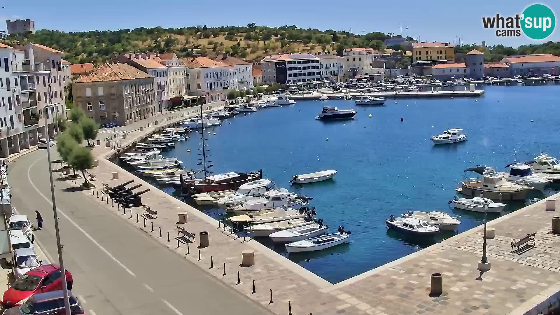 Senj Spletna kamera – pogled na obalo Senja