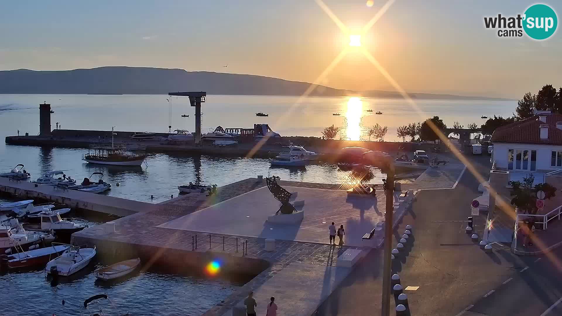 Webcam Segna – Panorama dell’lungomare di Senj