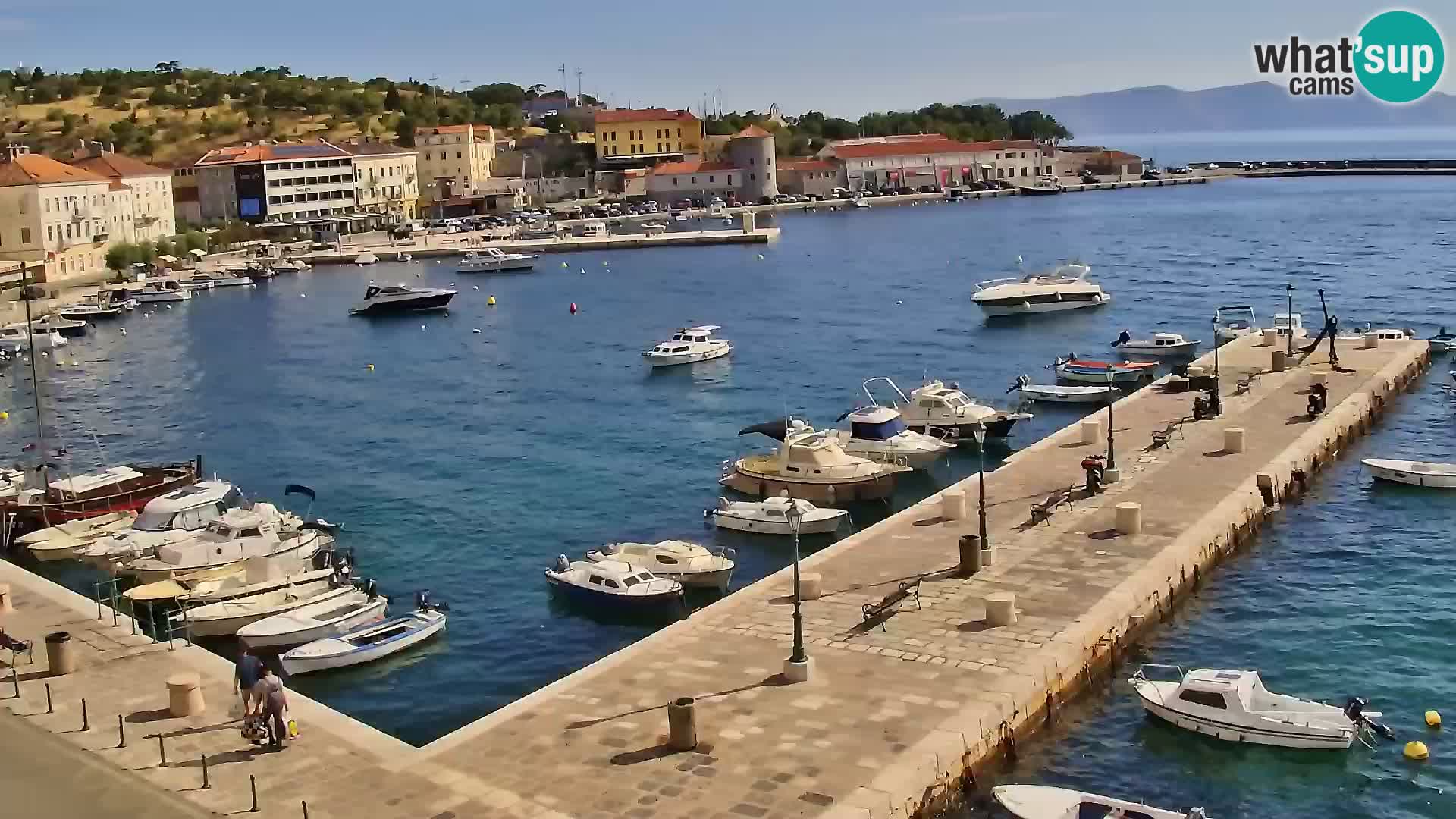 Senj Spletna kamera – pogled na obalo Senja