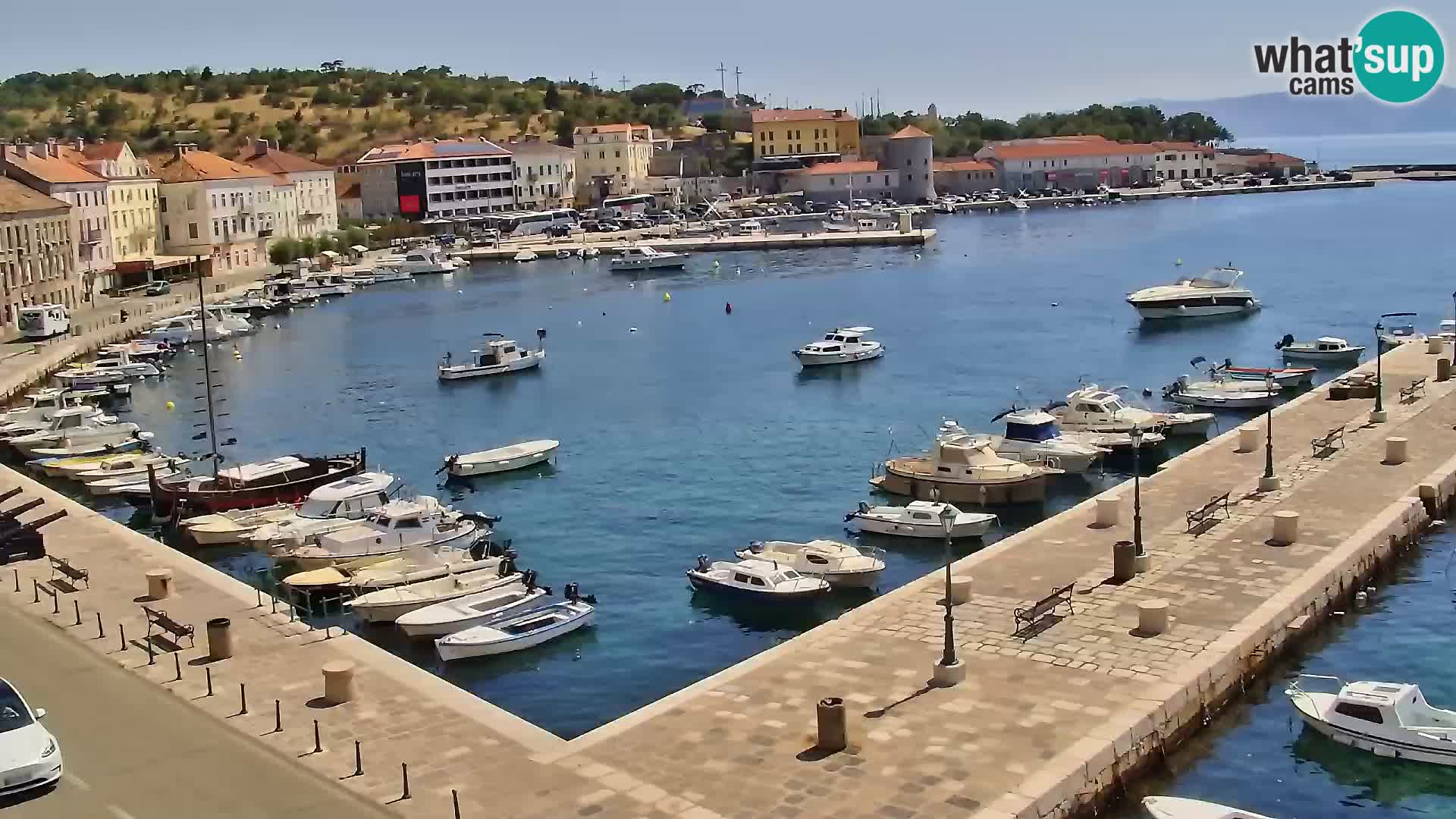 Senj camera en vivo – Vista panorámica de Senj riva