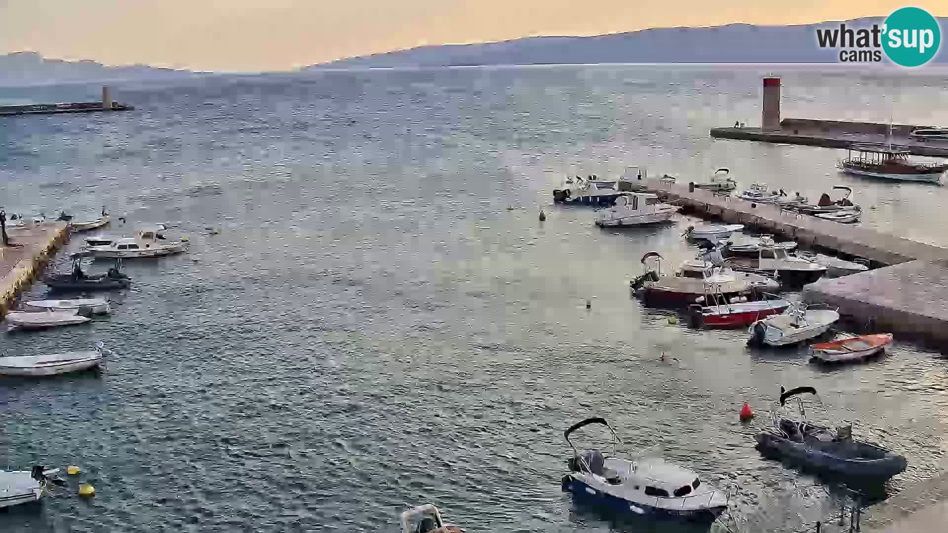 Webcam Segna – Panorama dell’lungomare di Senj