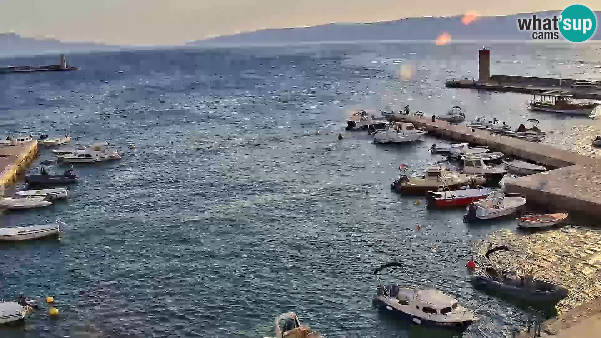 Senj Webcam – Panoramic view of Senj riva