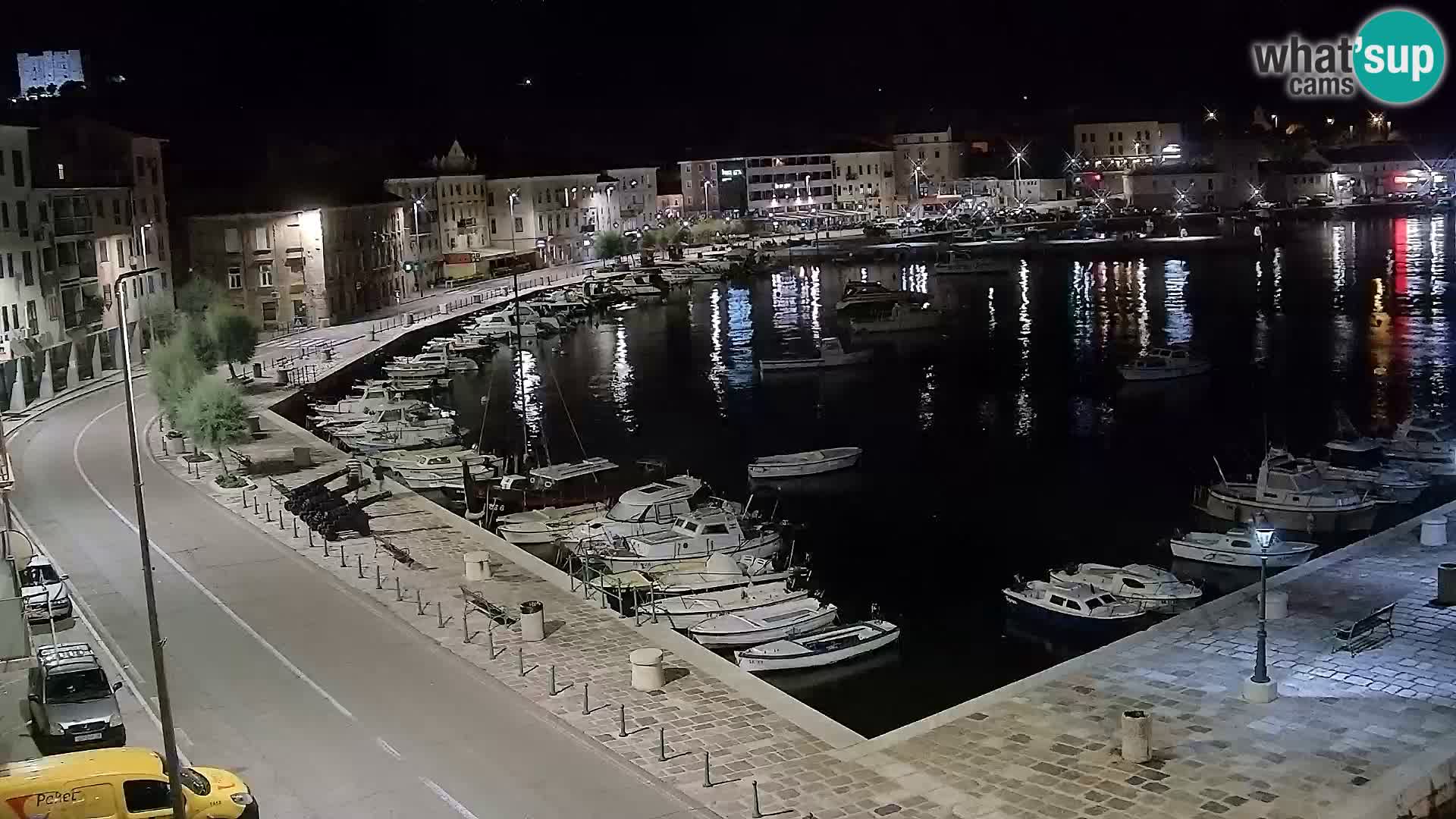 Webcam Senj – Panoramablick auf die Riva Senj