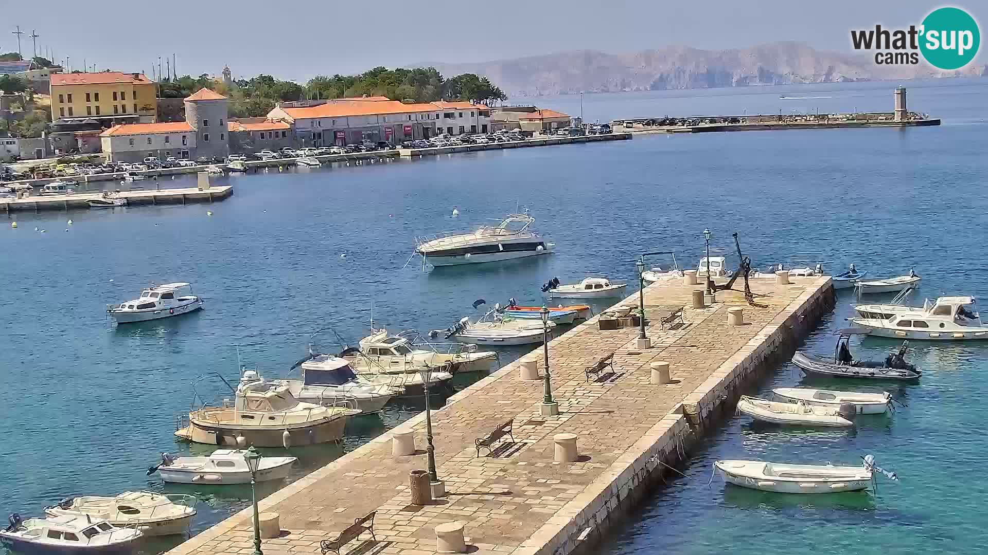 Webcam Segna – Panorama dell’lungomare di Senj