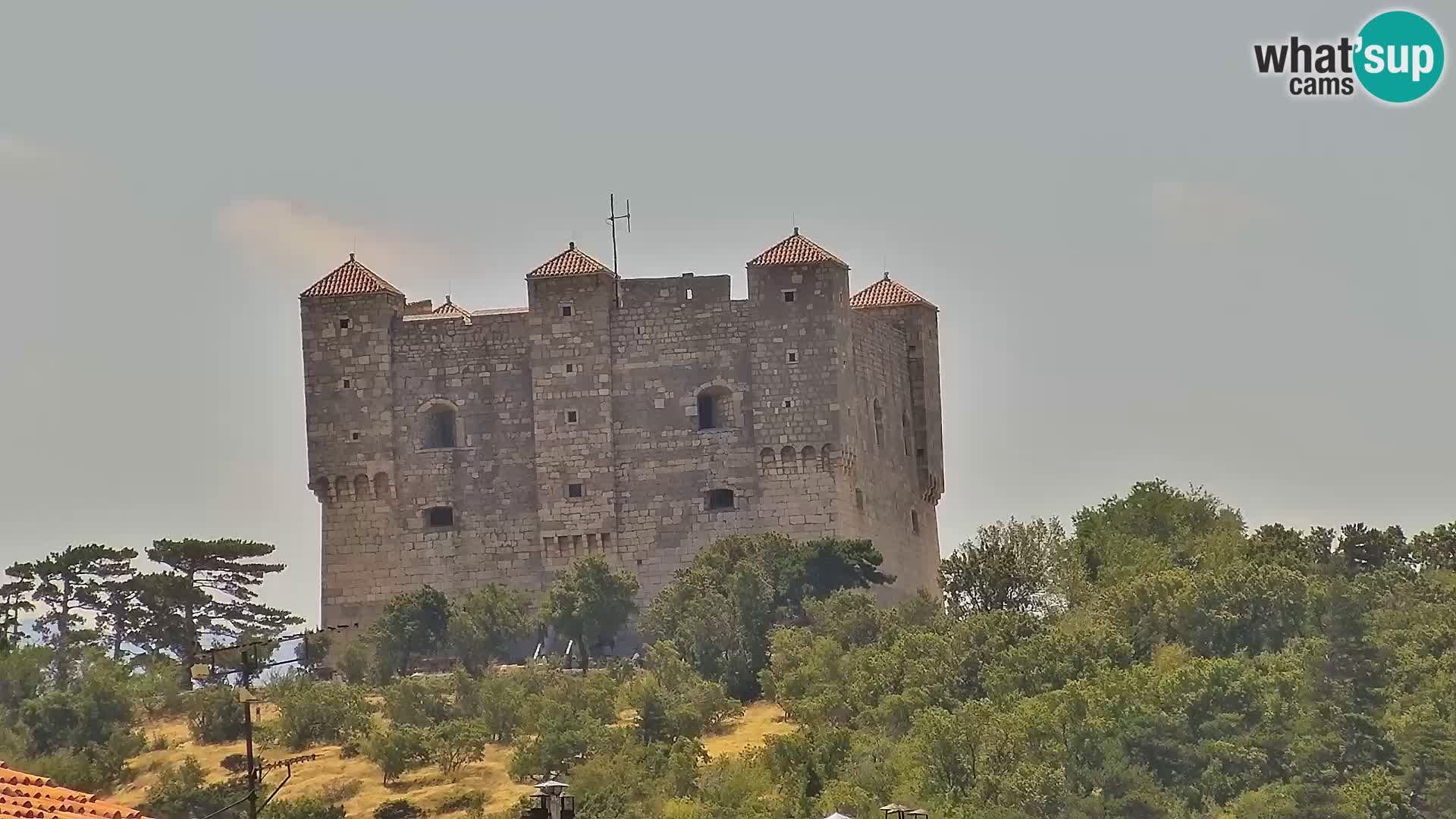 Webcam Senj – Panoramablick auf die Riva Senj
