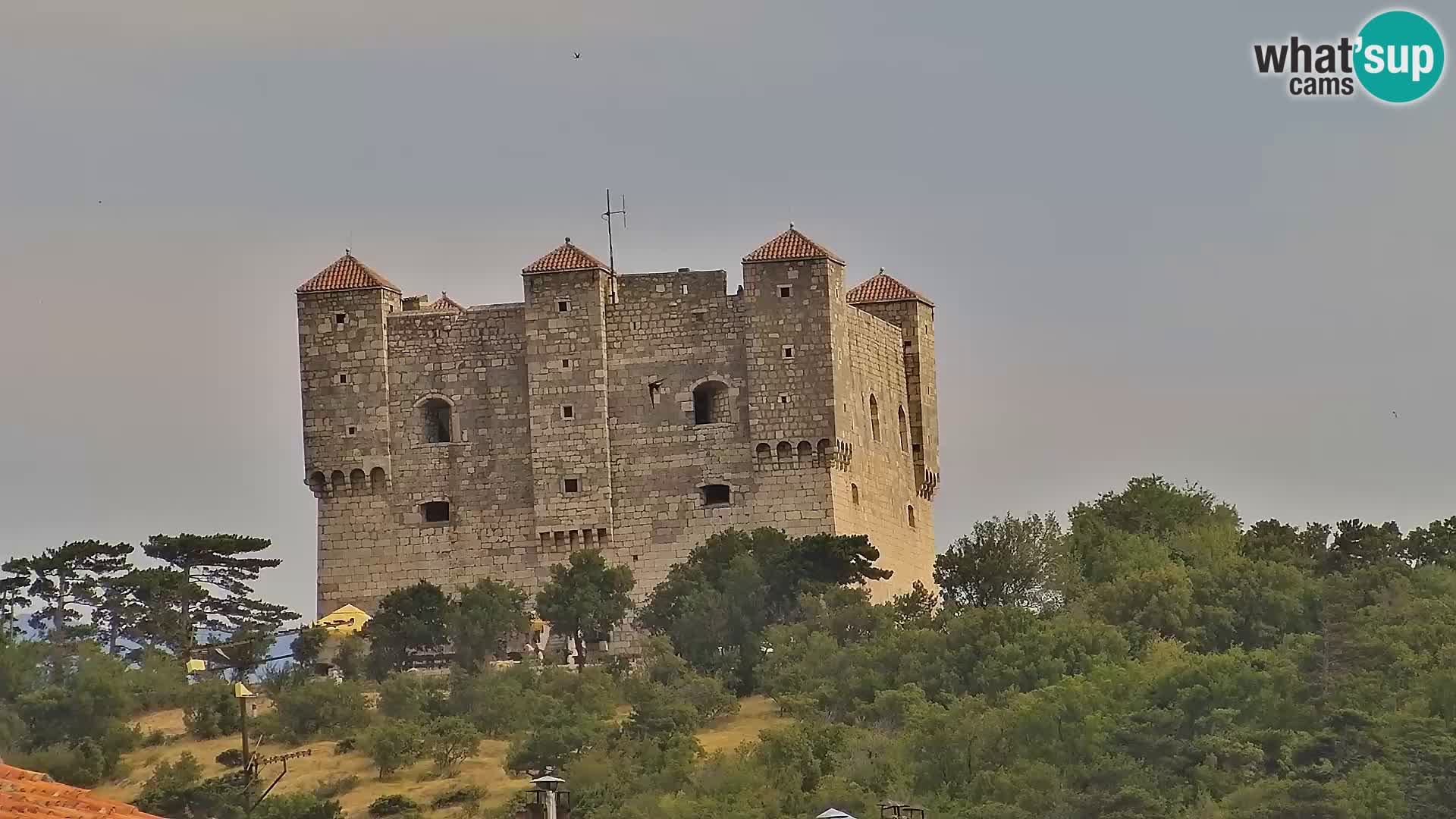 Livecam Senj – Vue panoramique de Senj riva