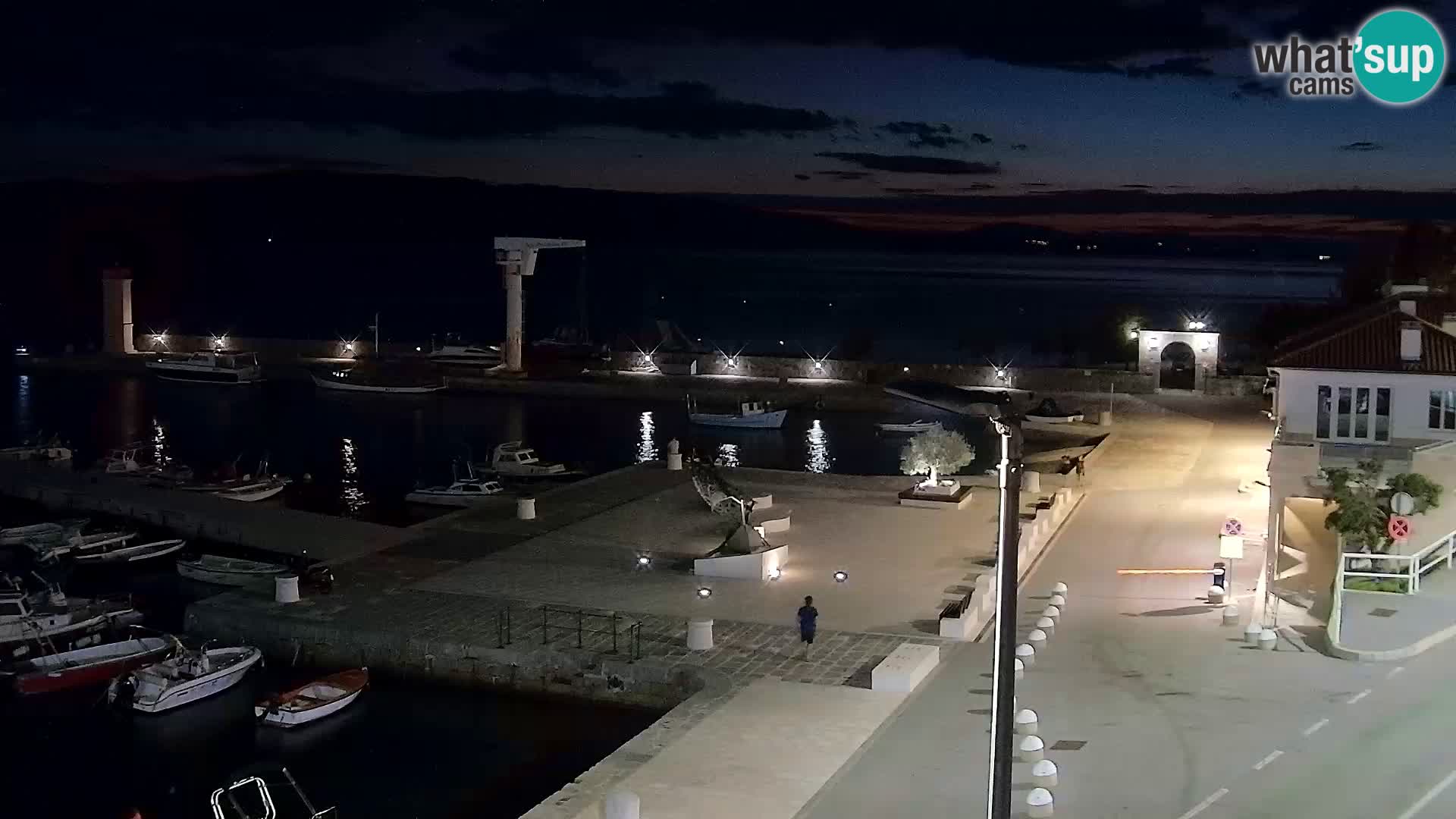 Senj Spletna kamera – pogled na obalo Senja