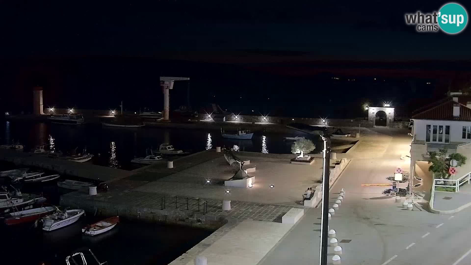 Senj Spletna kamera – pogled na obalo Senja