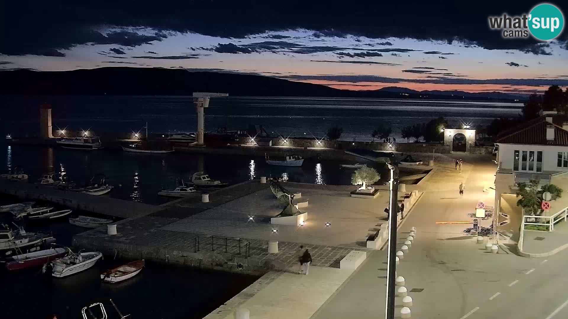 Senj Spletna kamera – pogled na obalo Senja