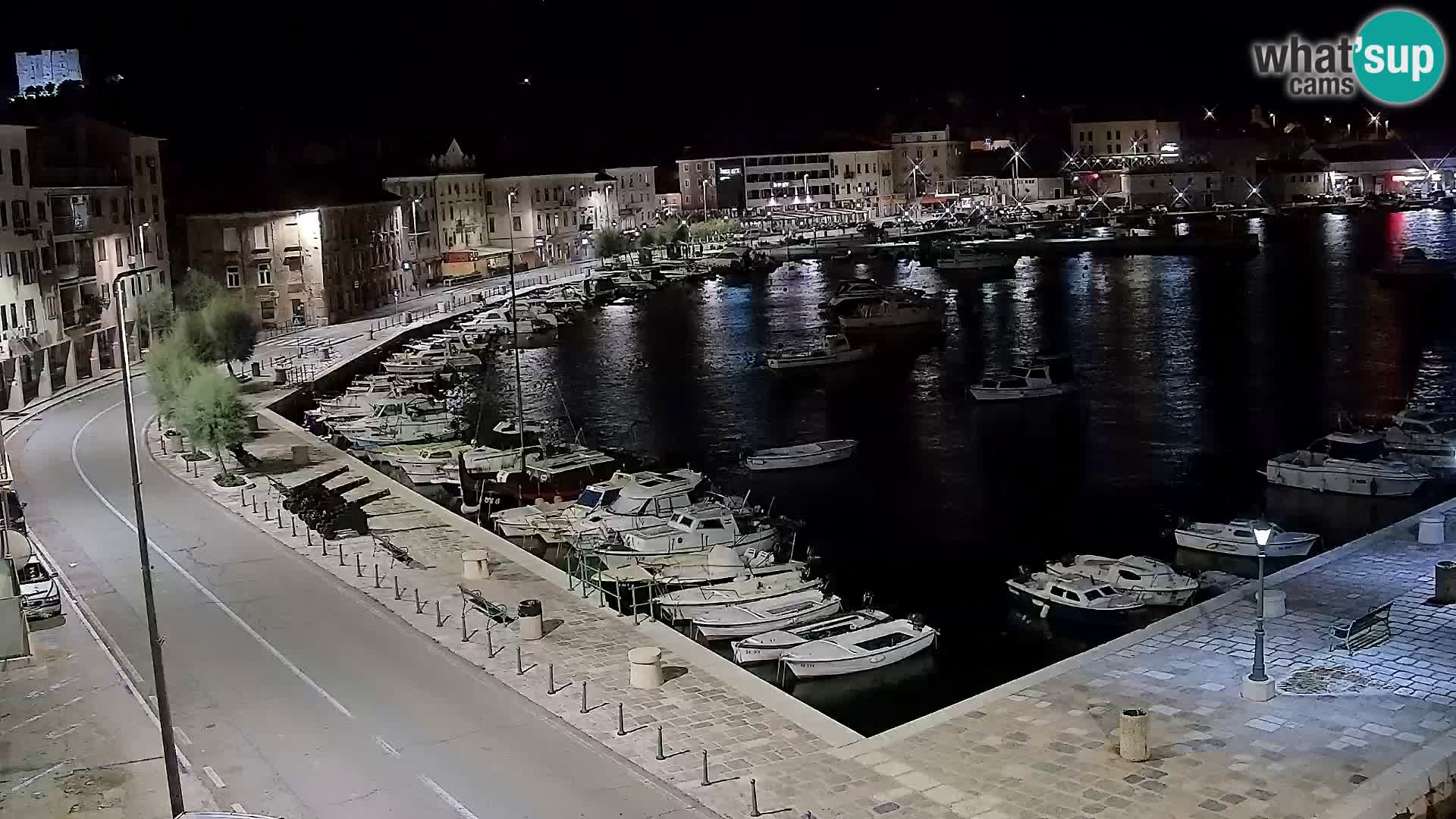 Kamera u živo Senj – Panoramski pogled na senjsku rivu