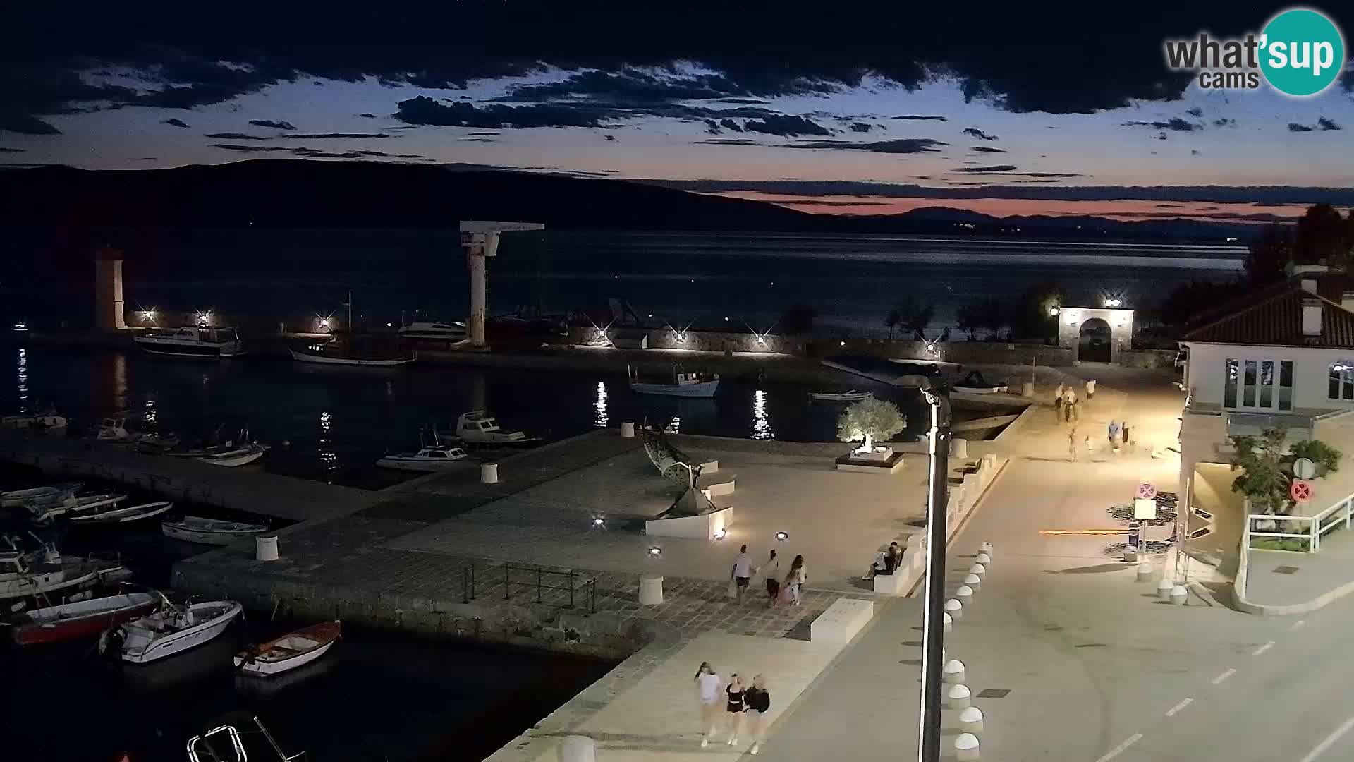 Senj Webcam – Panoramic view of Senj riva