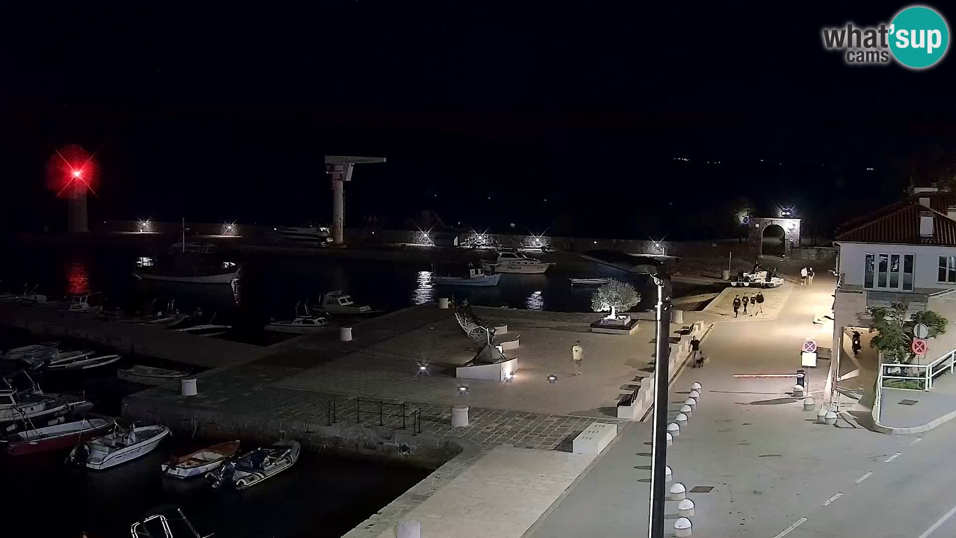 Senj Webcam – Panoramic view of Senj riva