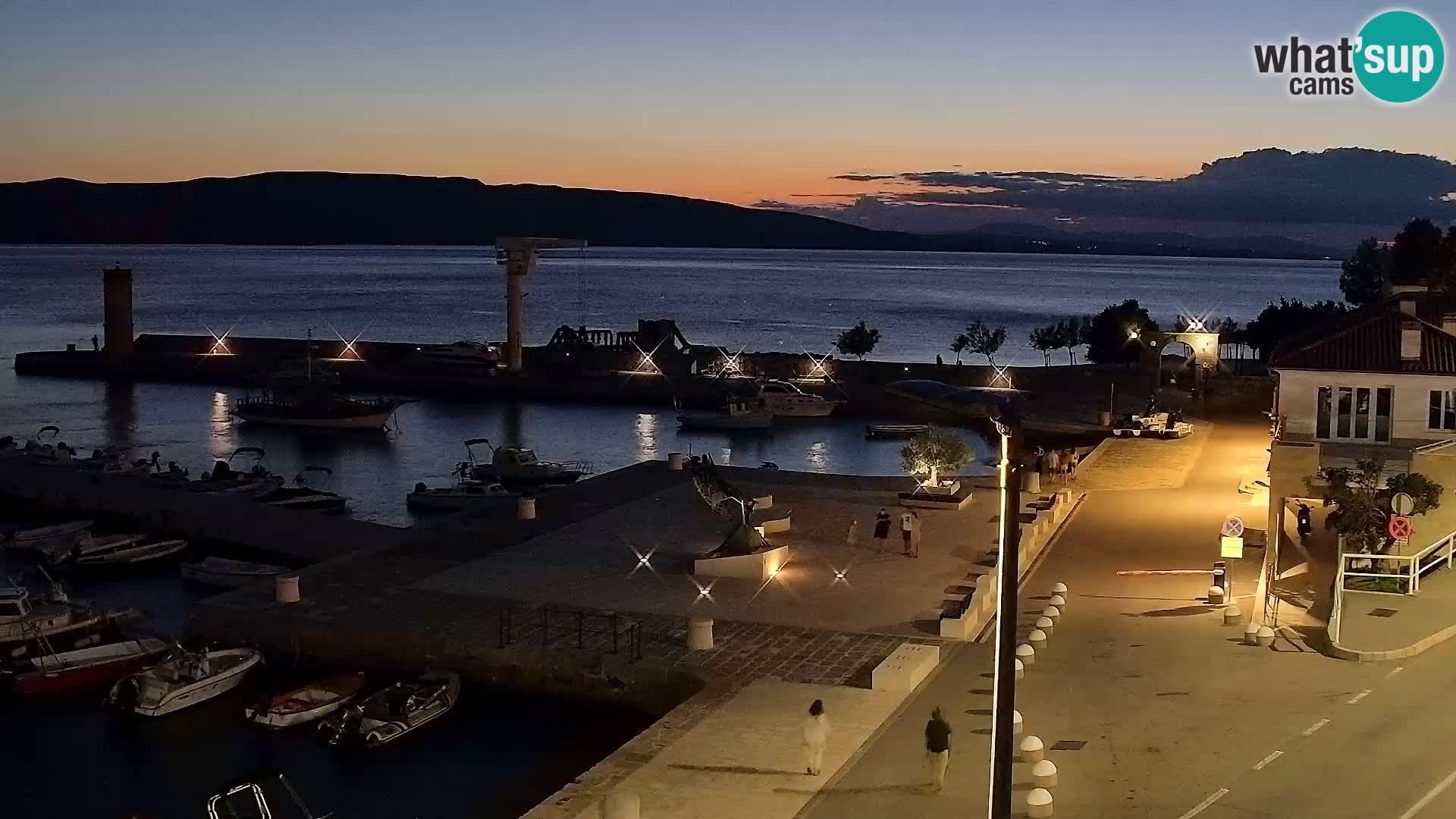 Senj Webcam – Panoramic view of Senj riva