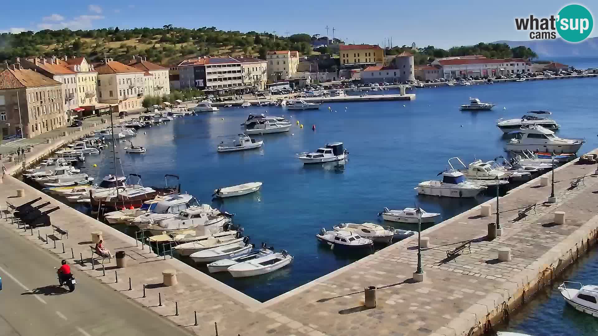 Senj Spletna kamera – pogled na obalo Senja