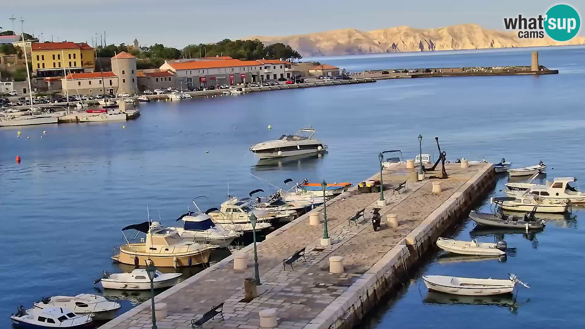 Senj Spletna kamera – pogled na obalo Senja