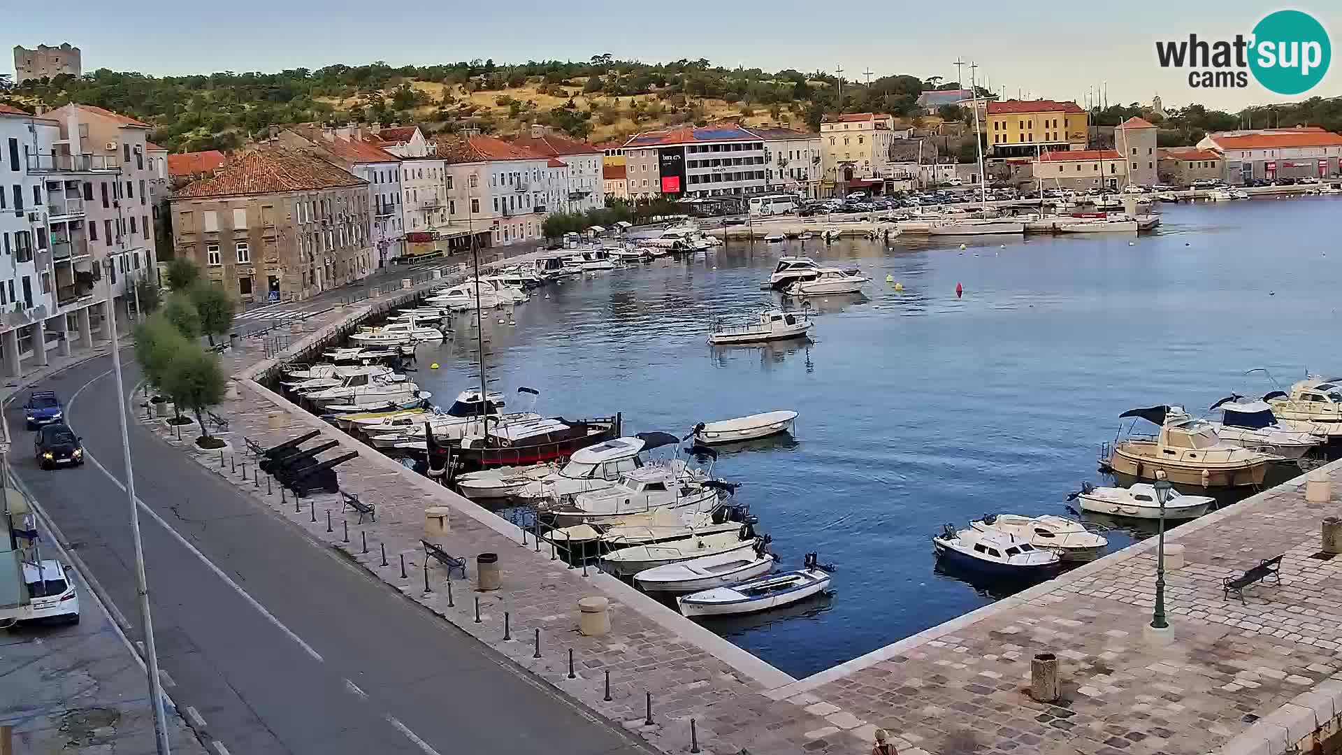 Senj Spletna kamera – pogled na obalo Senja