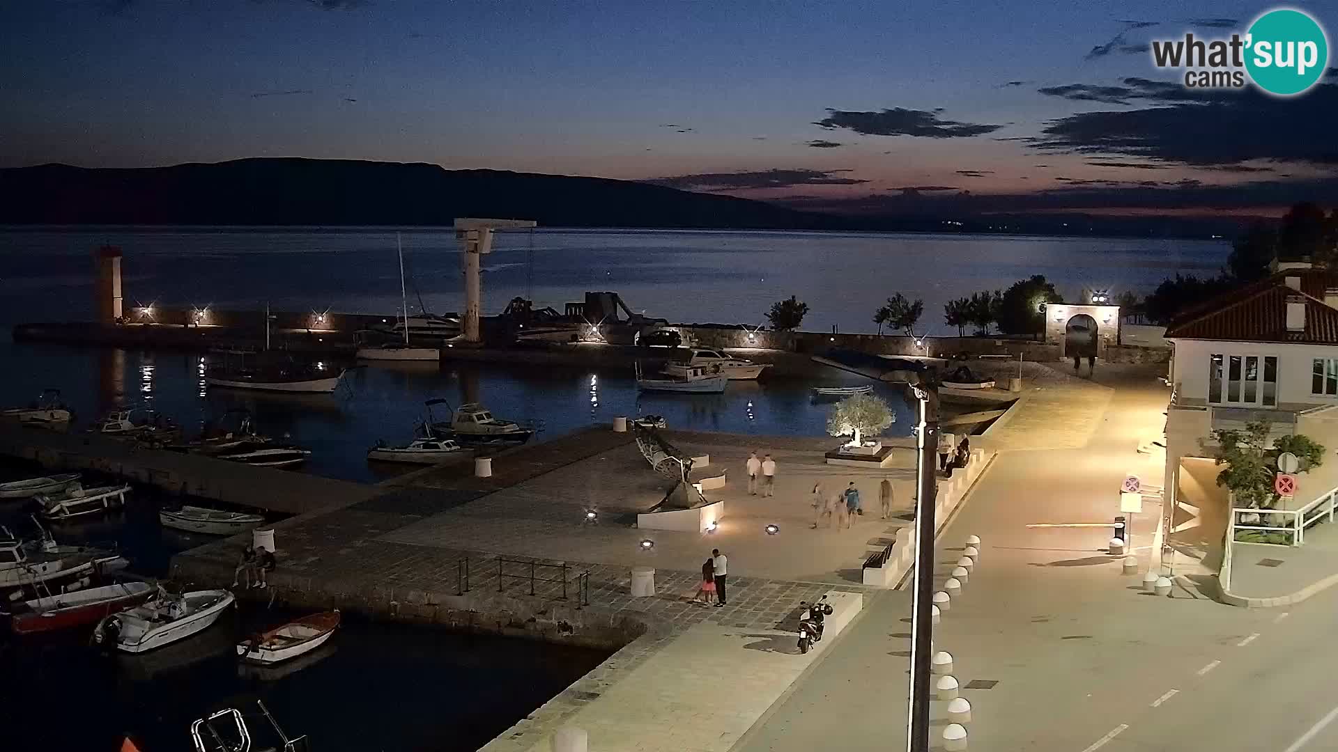 Senj Webcam – Panoramic view of Senj riva