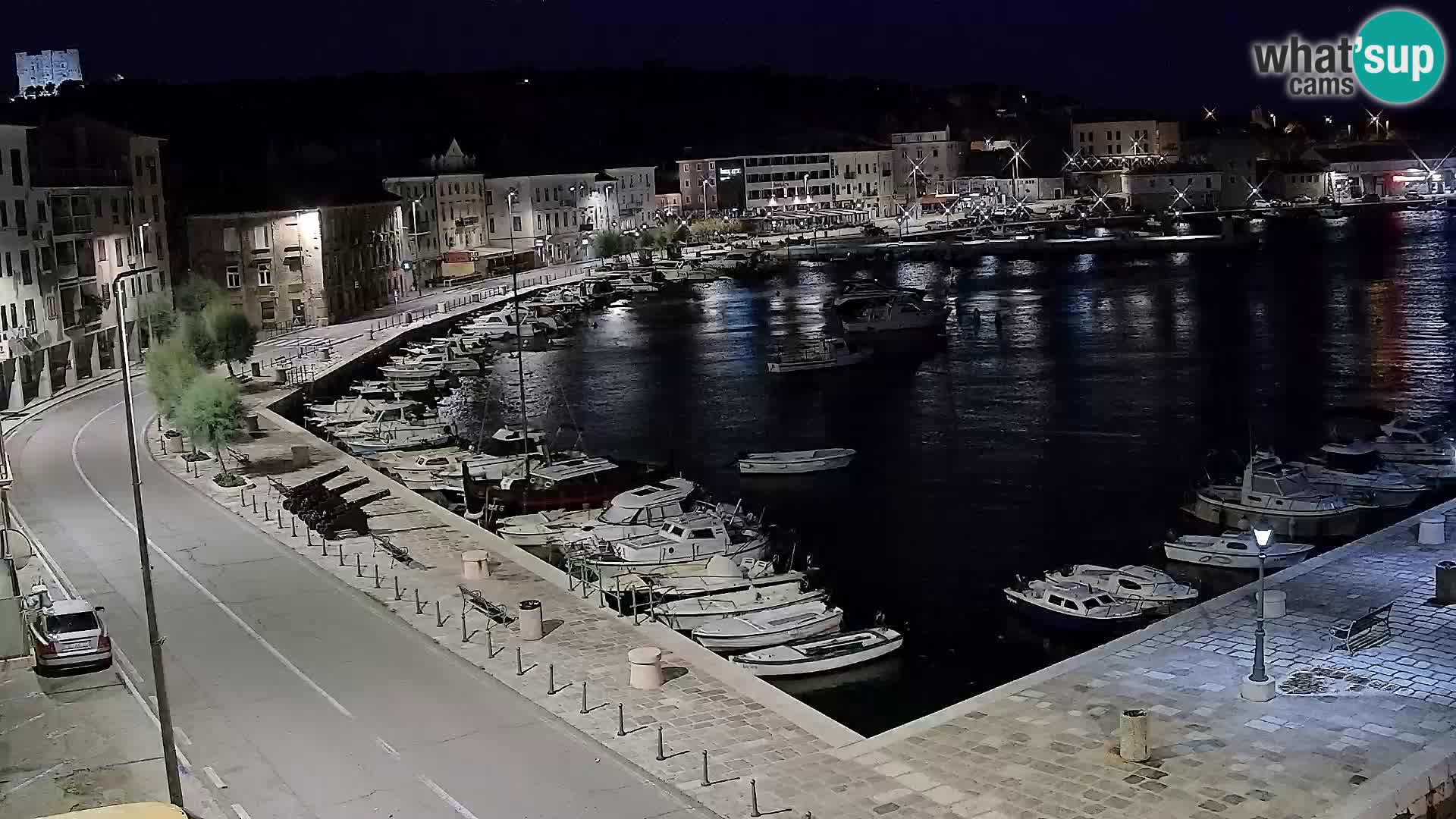 Senj camera en vivo – Vista panorámica de Senj riva