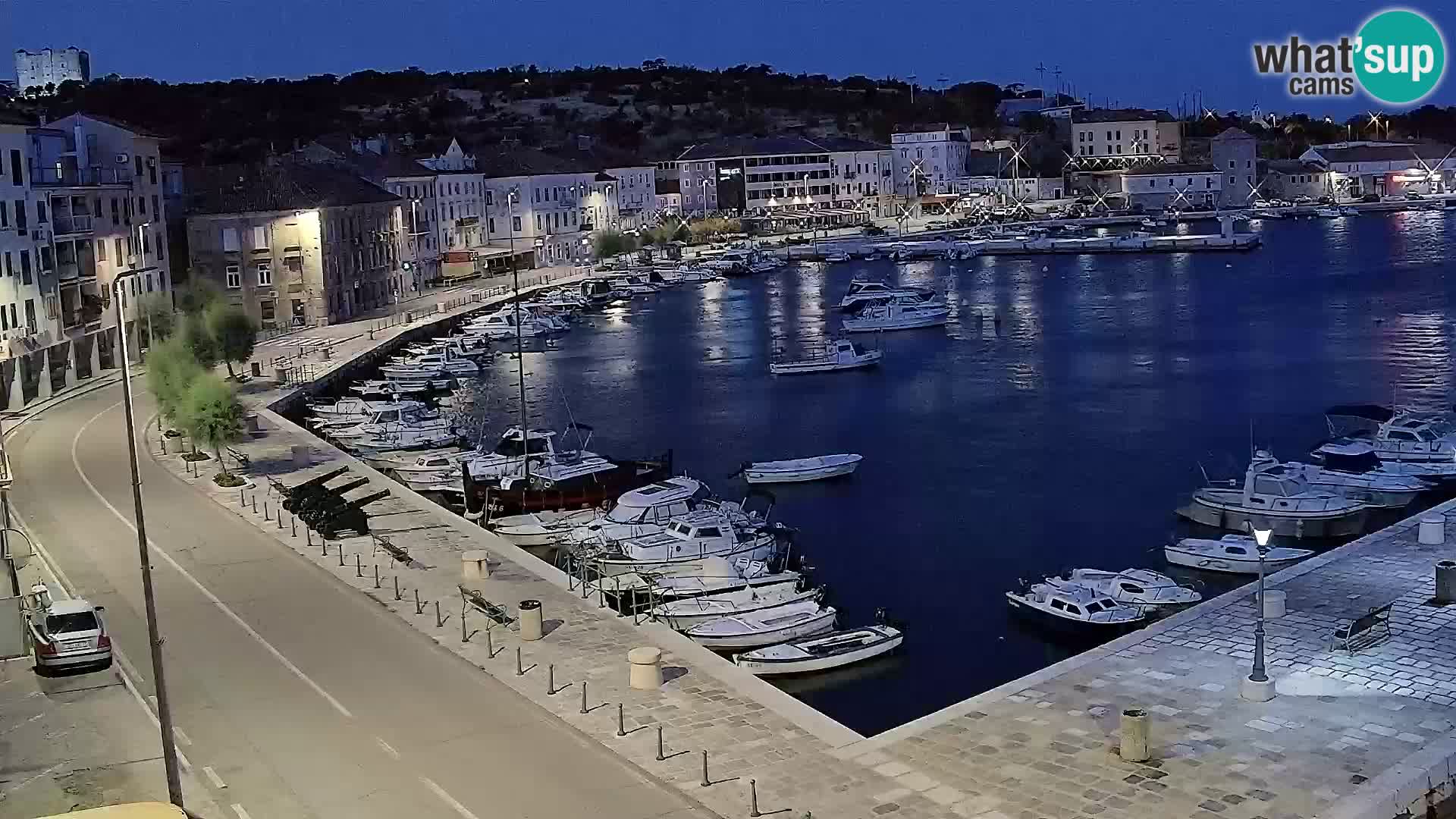 Livecam Senj – Vue panoramique de Senj riva