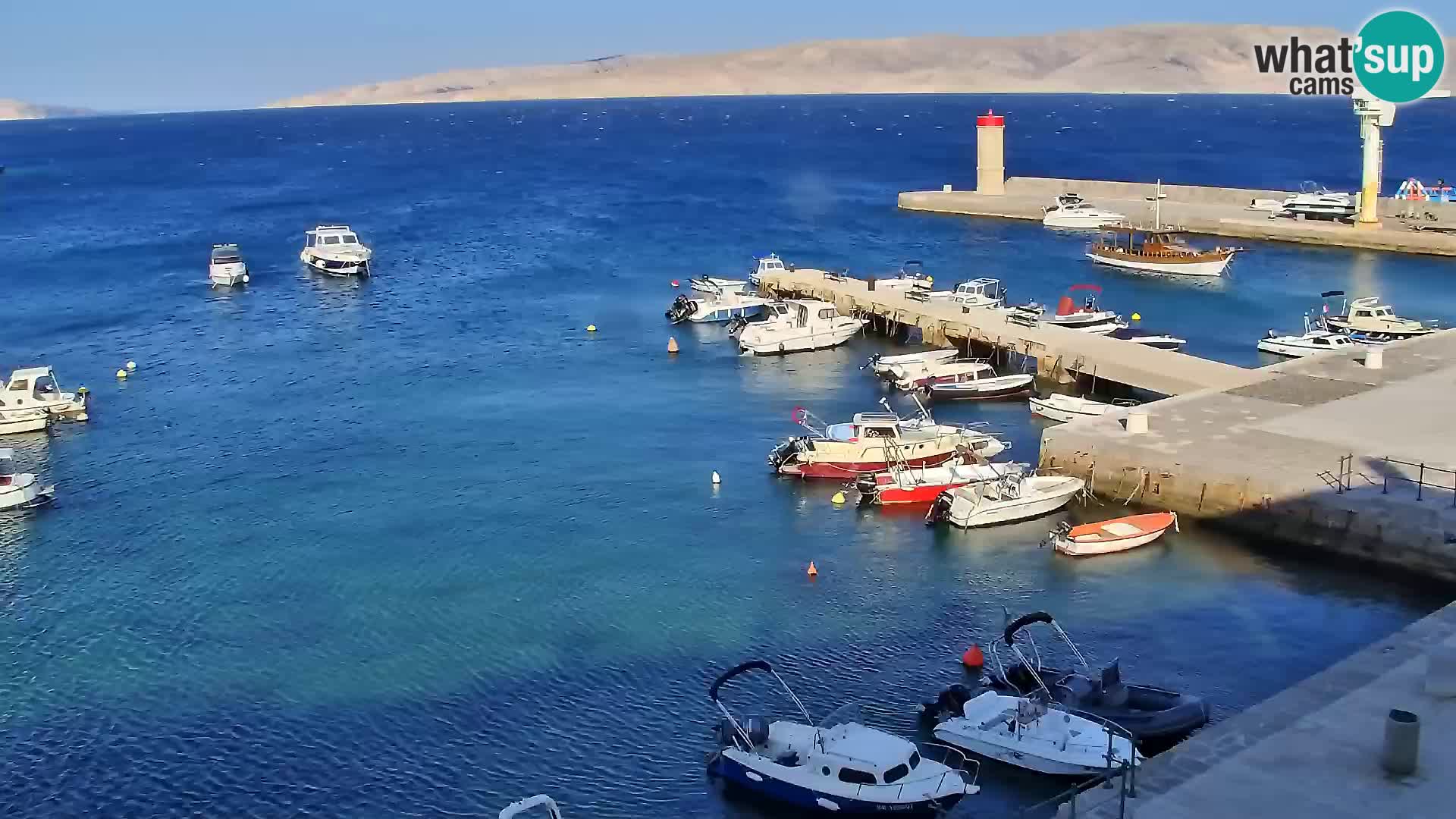 Kamera u živo Senj – Panoramski pogled na senjsku rivu