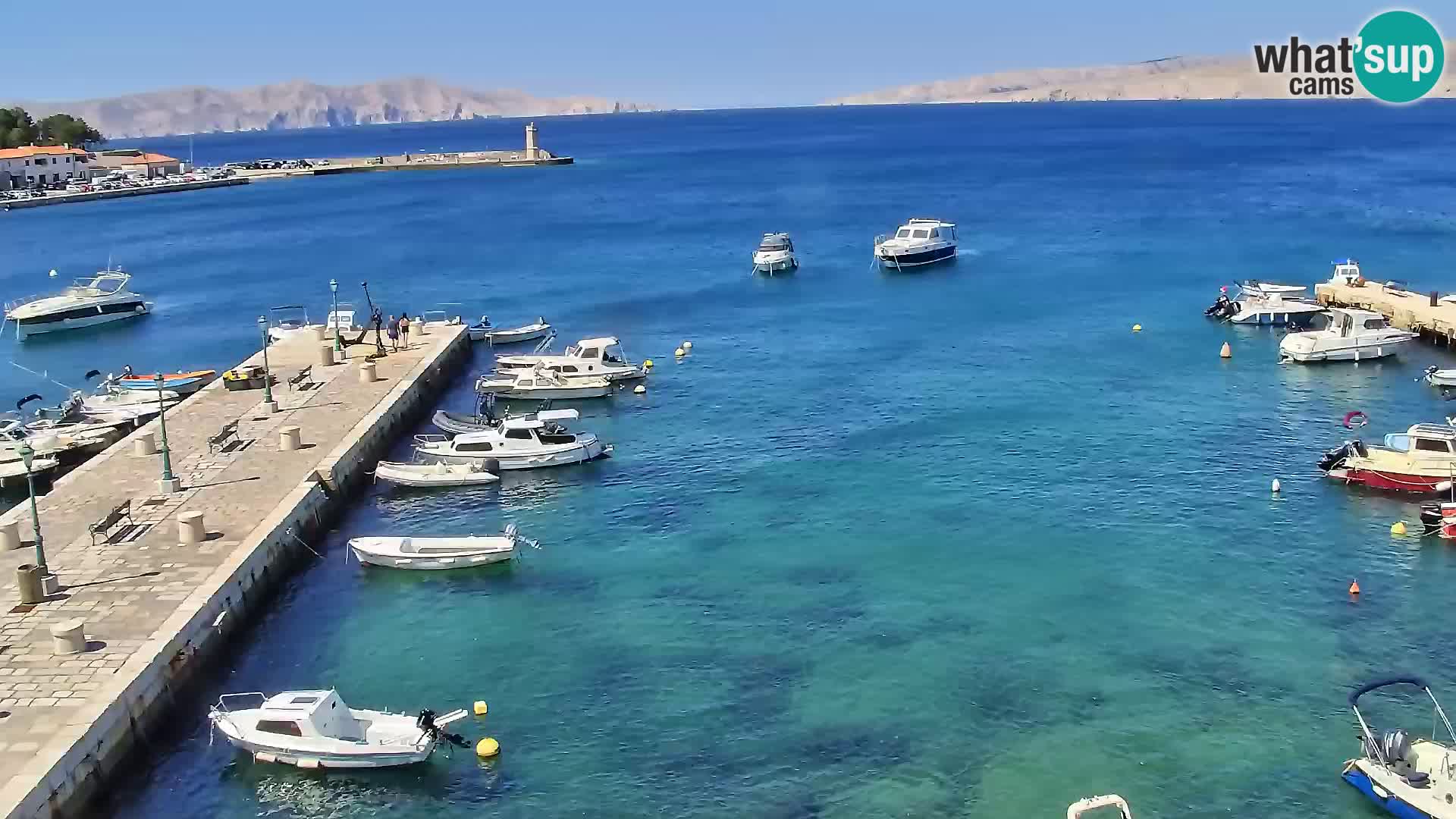 Webcam Segna – Panorama dell’lungomare di Senj