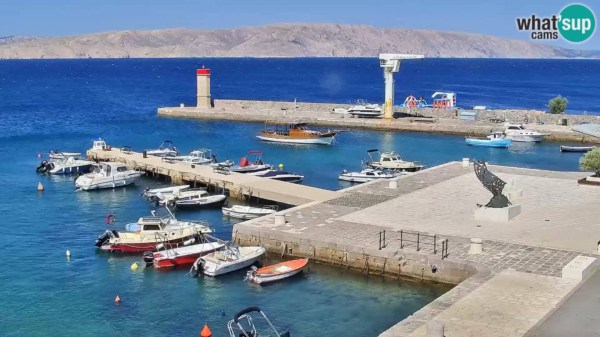 Kamera u živo Senj – Panoramski pogled na senjsku rivu