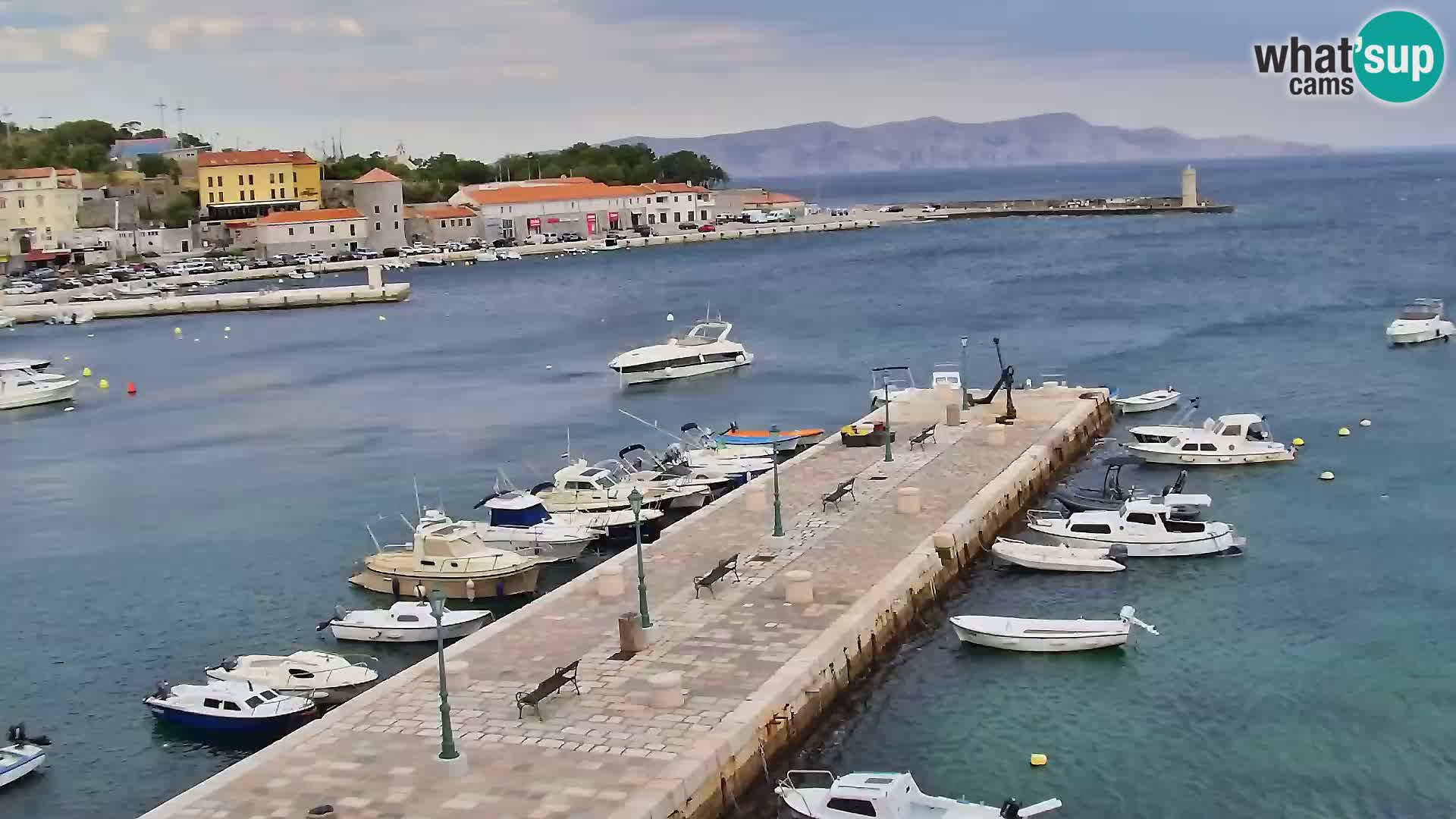 Senj Webcam – Panoramic view of Senj riva