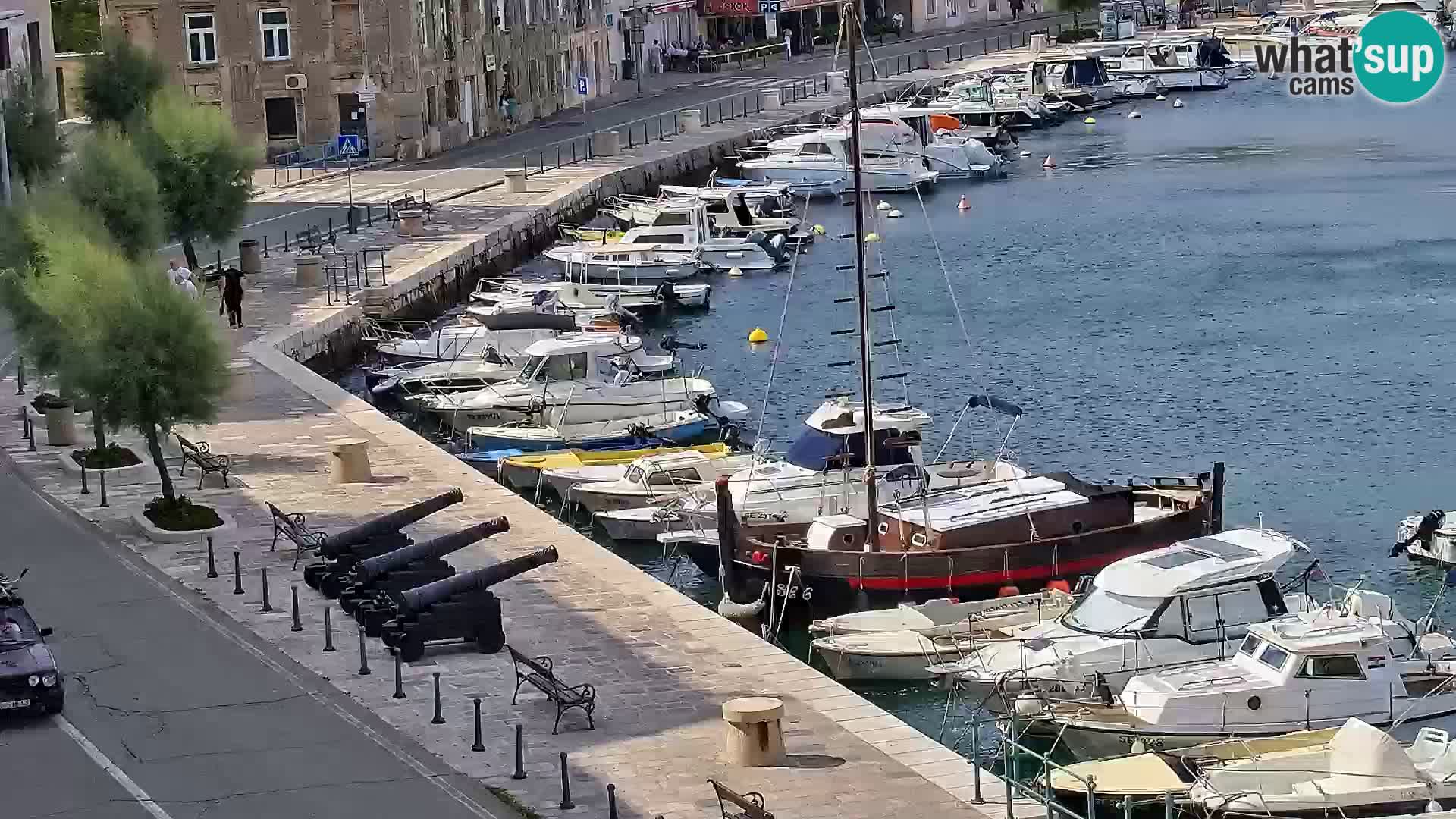Kamera u živo Senj – Panoramski pogled na senjsku rivu