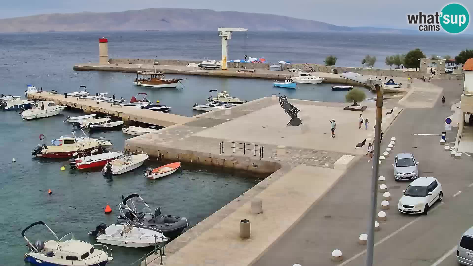 Kamera u živo Senj – Panoramski pogled na senjsku rivu