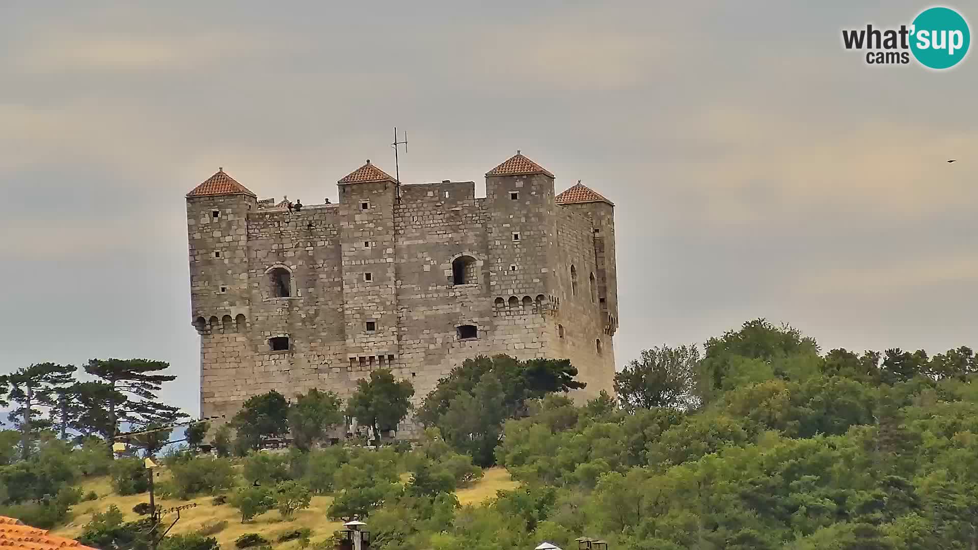 Kamera u živo Senj – Panoramski pogled na senjsku rivu