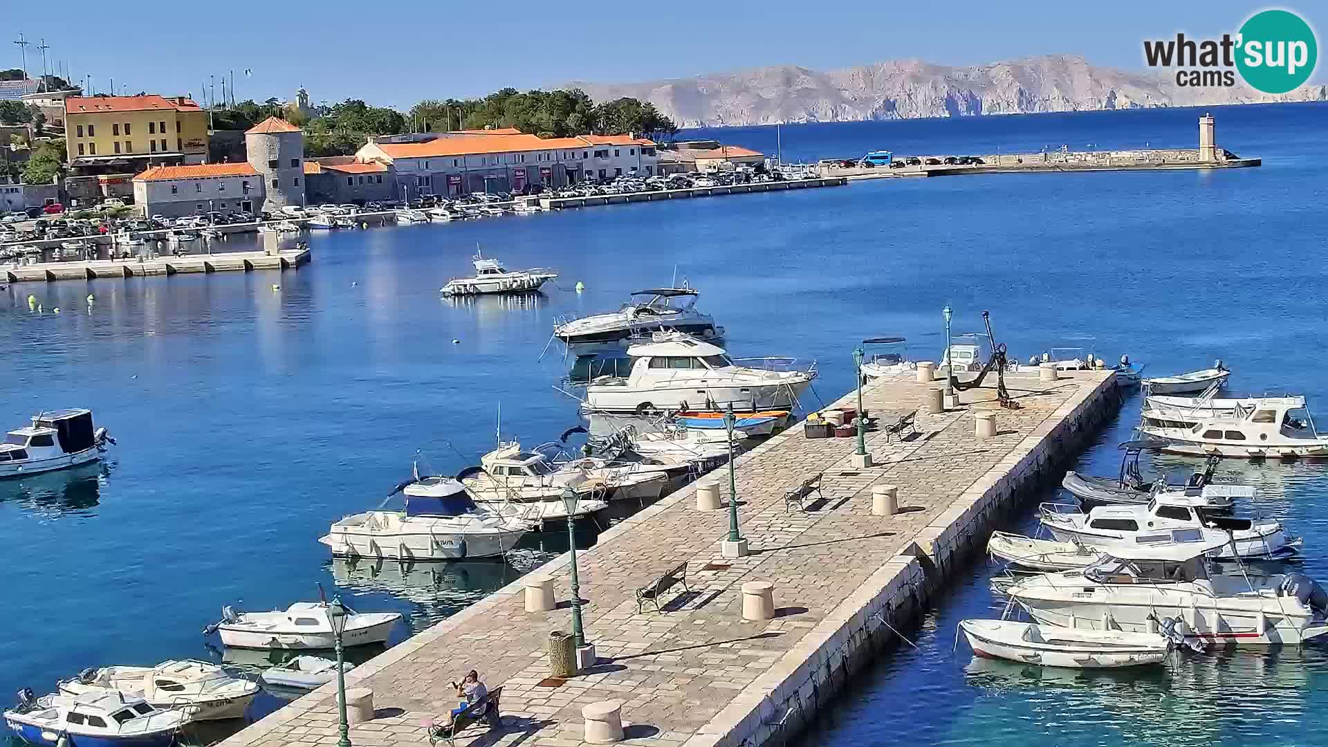 Senj Webcam – Panoramic view of Senj riva