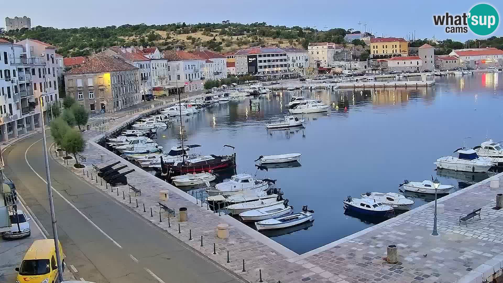 Senj Webcam – Panoramic view of Senj riva