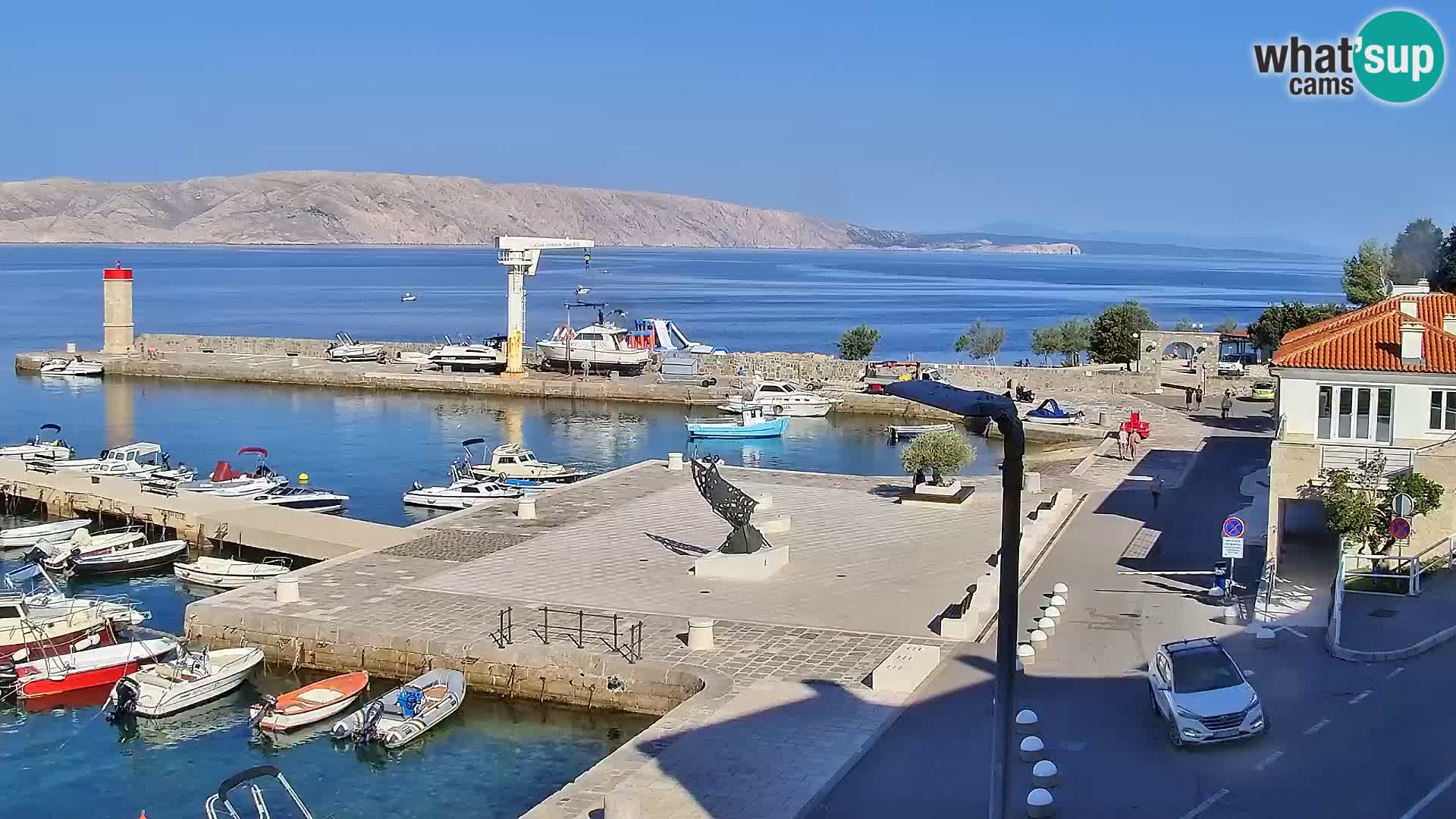 Webcam Segna – Panorama dell’lungomare di Senj