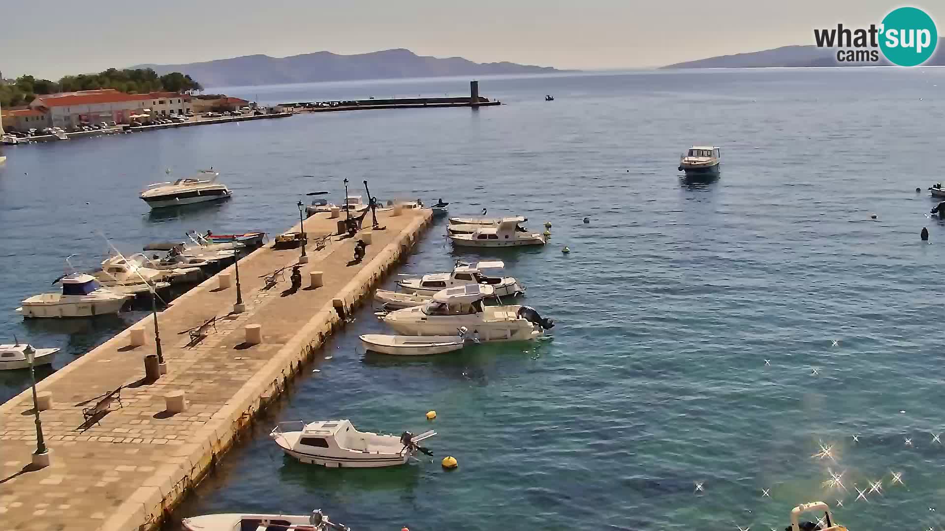 Senj camera en vivo – Vista panorámica de Senj riva