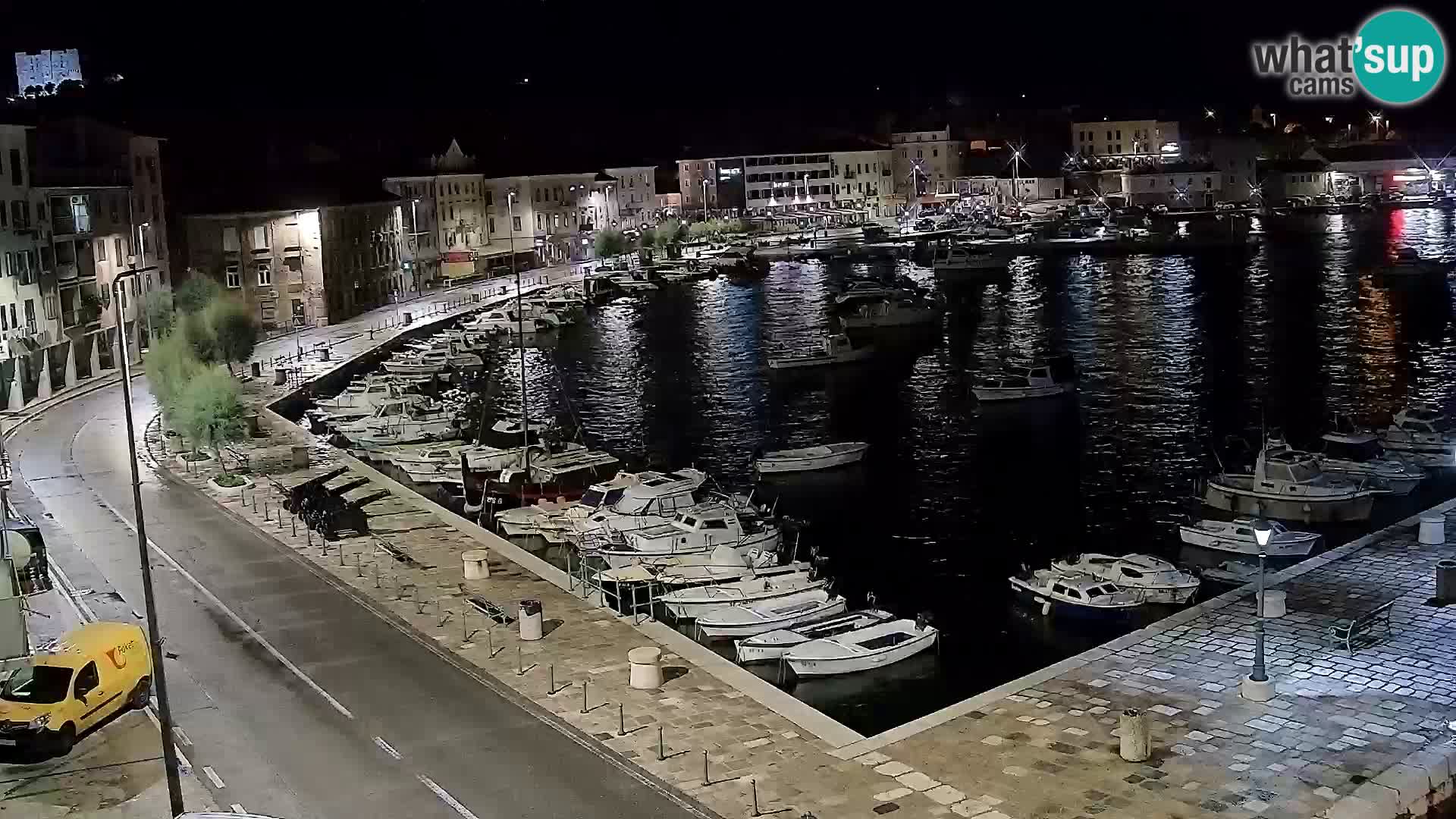 Senj Webcam – Panoramic view of Senj riva