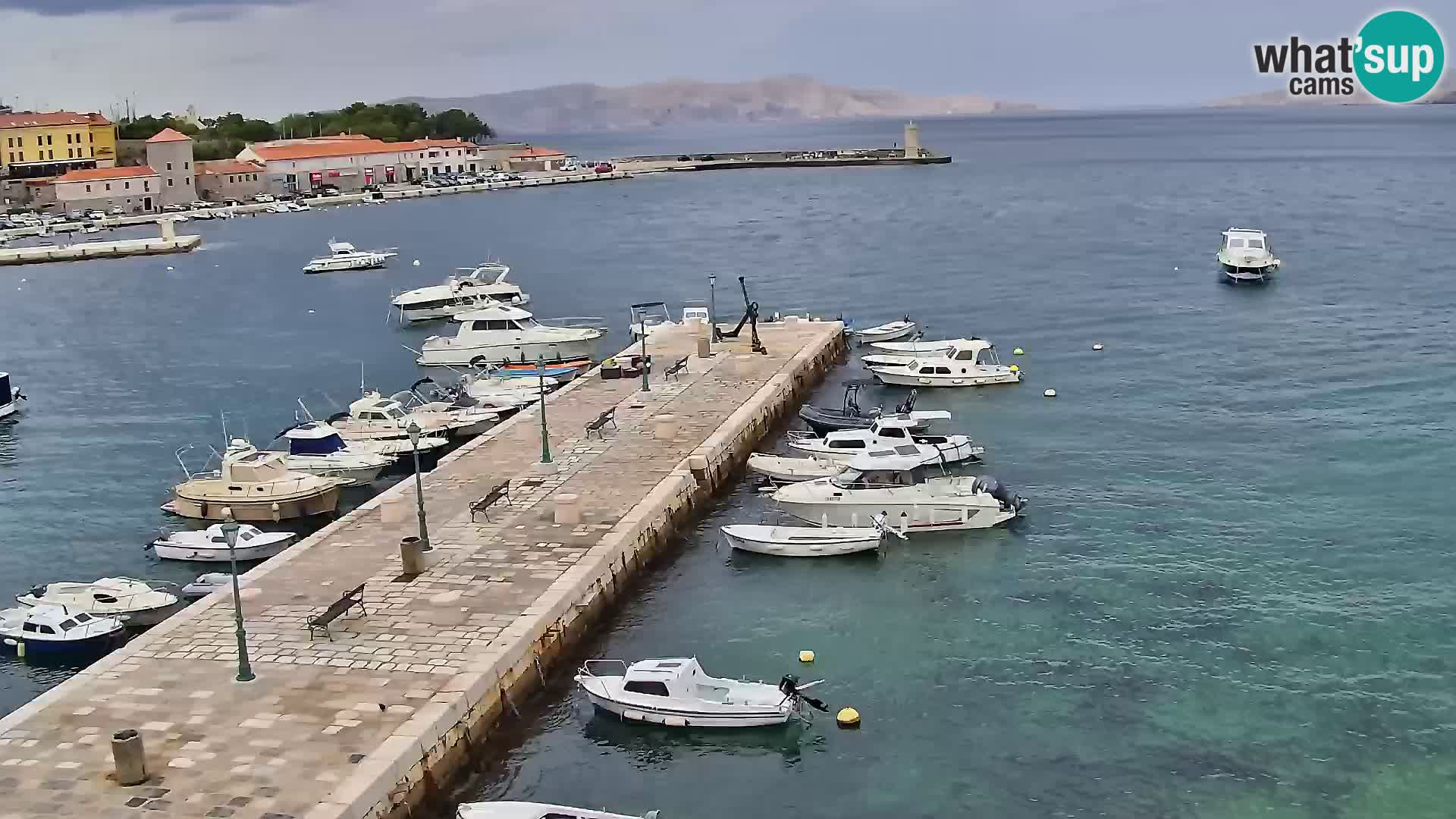 Webcam Segna – Panorama dell’lungomare di Senj