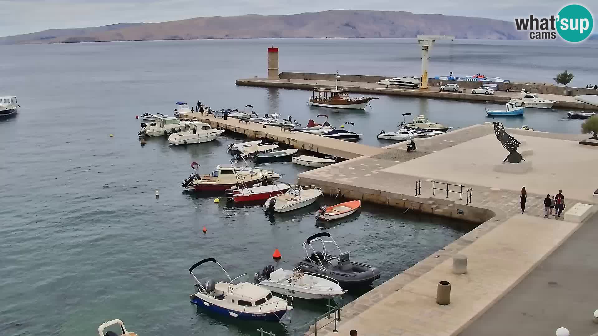 Kamera u živo Senj – Panoramski pogled na senjsku rivu