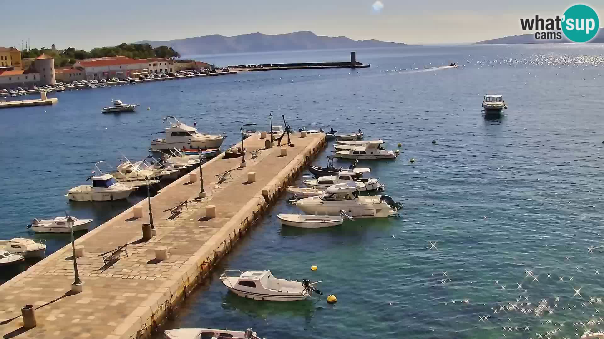 Senj Webcam – Panoramic view of Senj riva