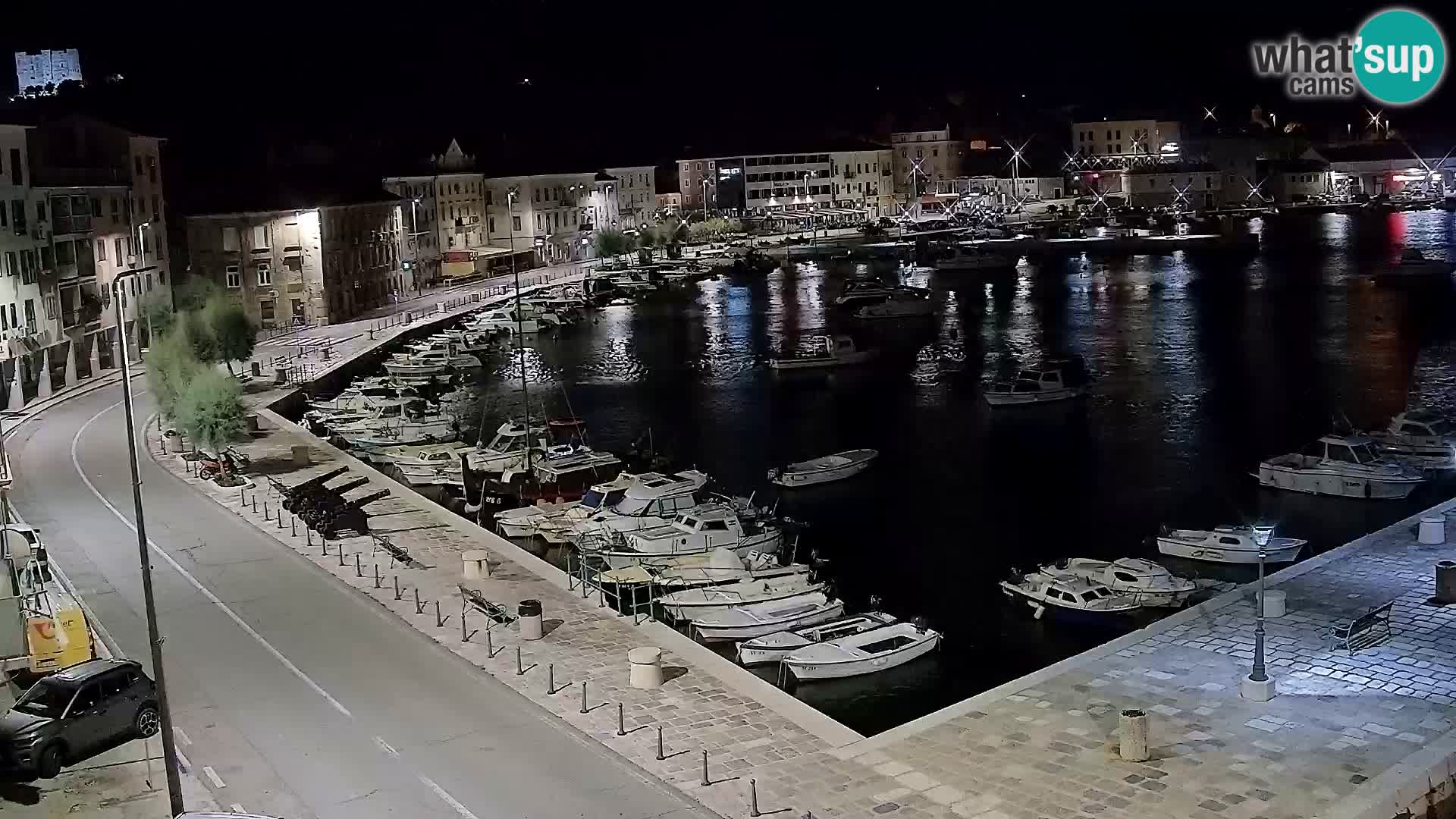 Webcam Senj – Panoramablick auf die Riva Senj