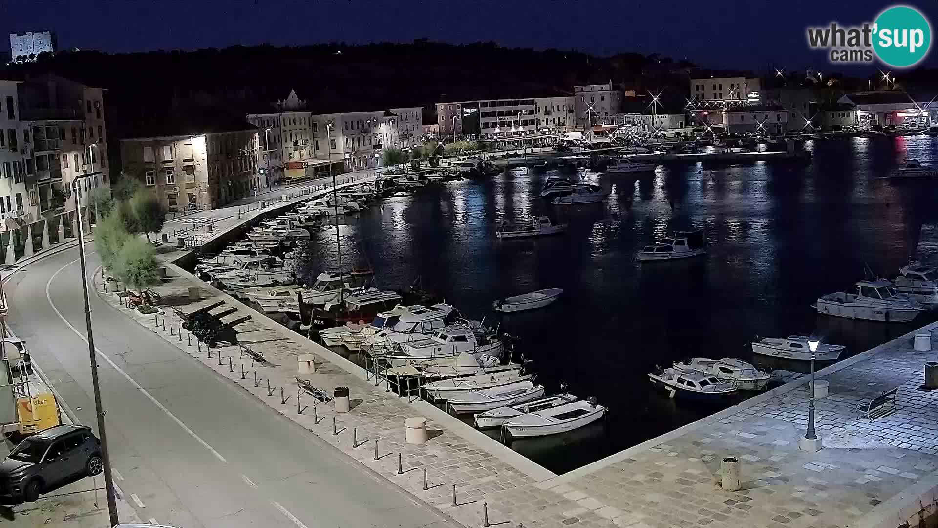 Senj camera en vivo – Vista panorámica de Senj riva