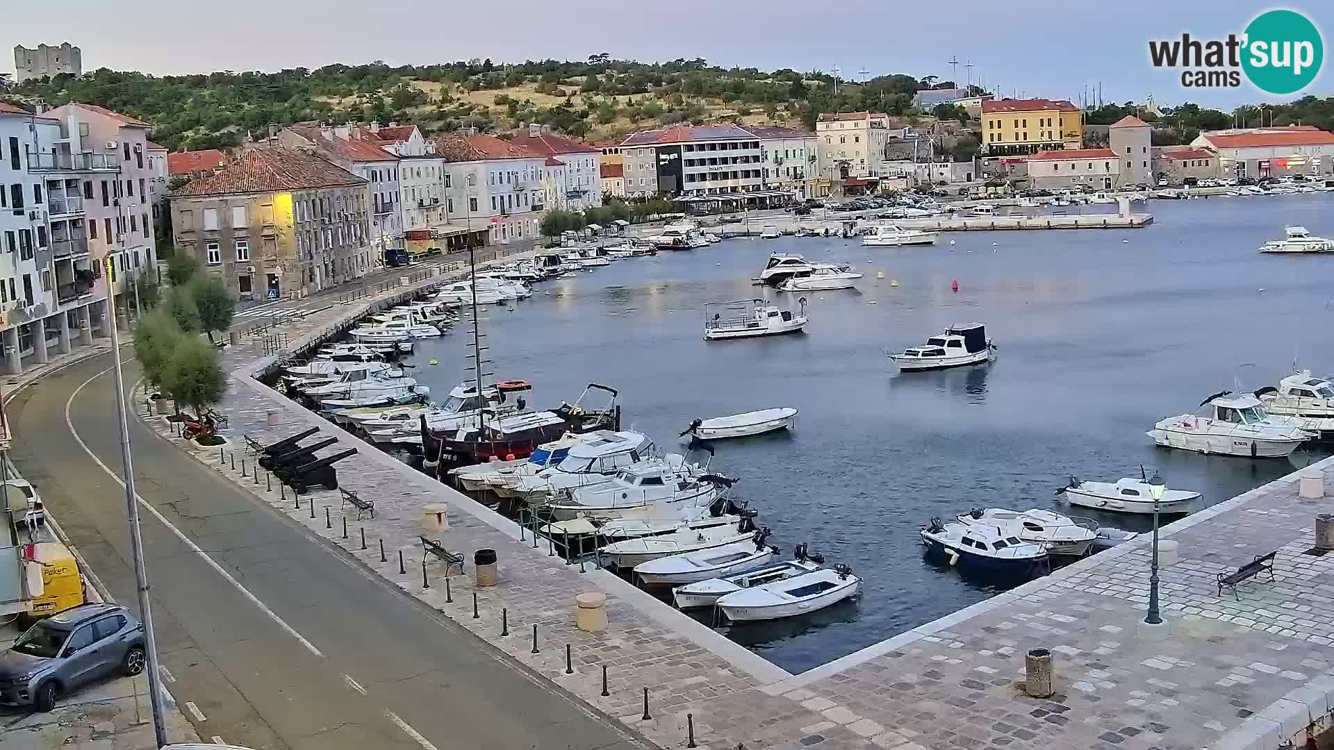 Senj camera en vivo – Vista panorámica de Senj riva