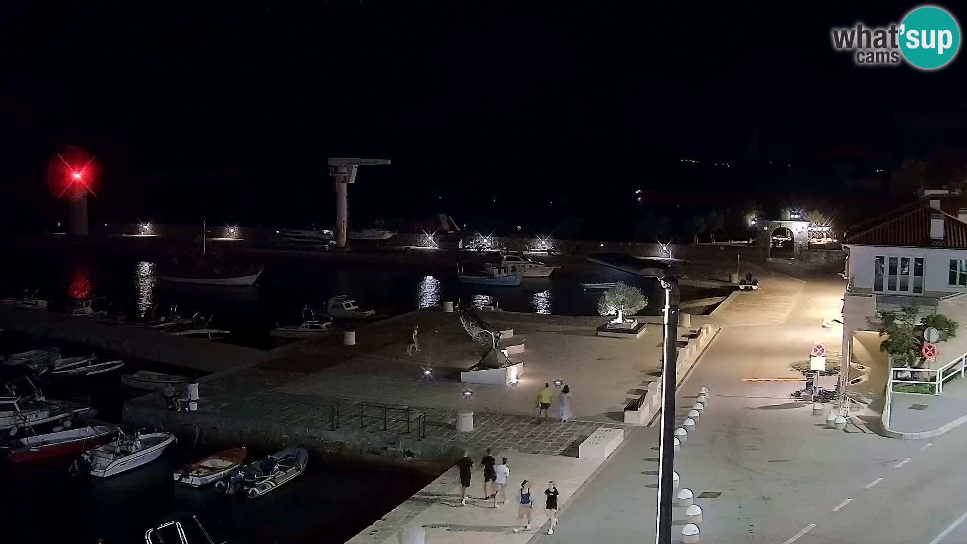 Senj Webcam – Panoramic view of Senj riva
