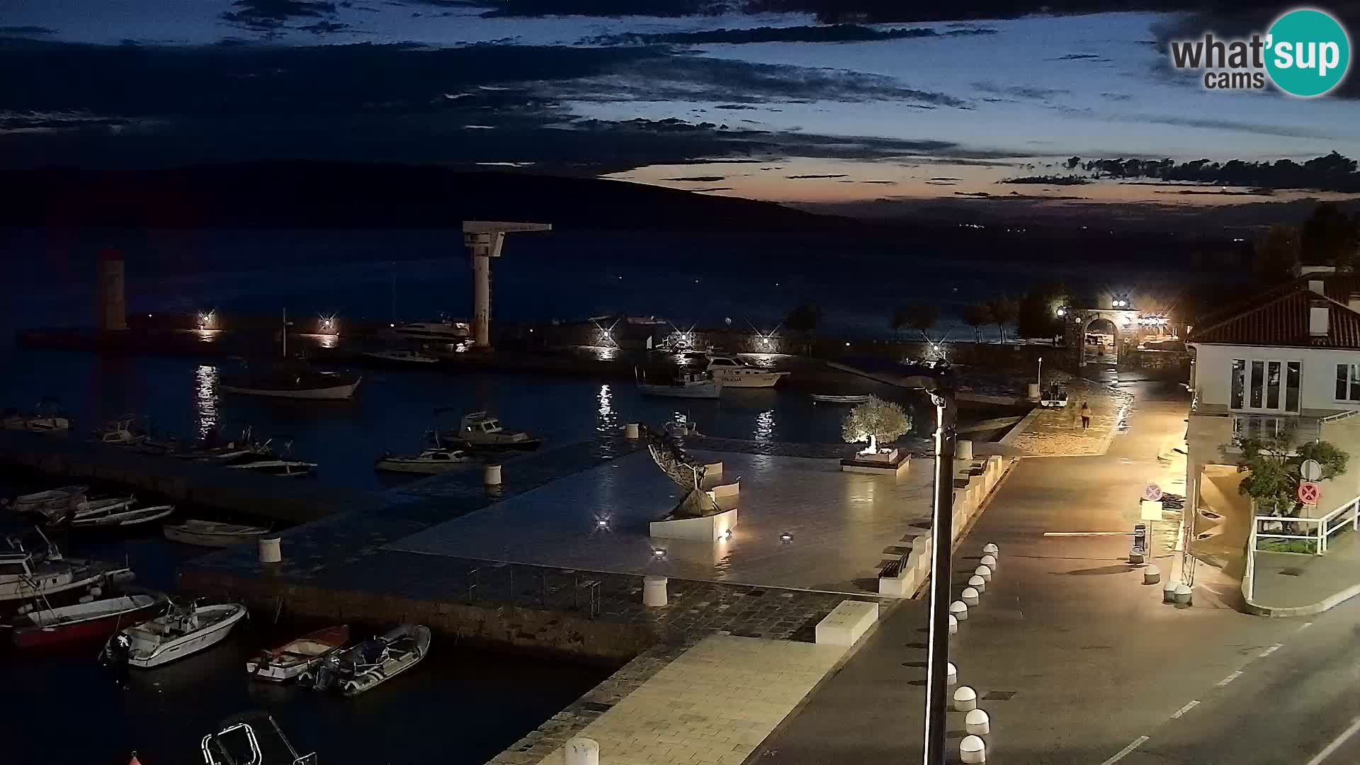 Webcam Segna – Panorama dell’lungomare di Senj