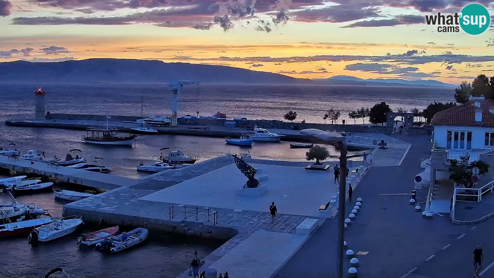 Senj Webcam – Panoramic view of Senj riva