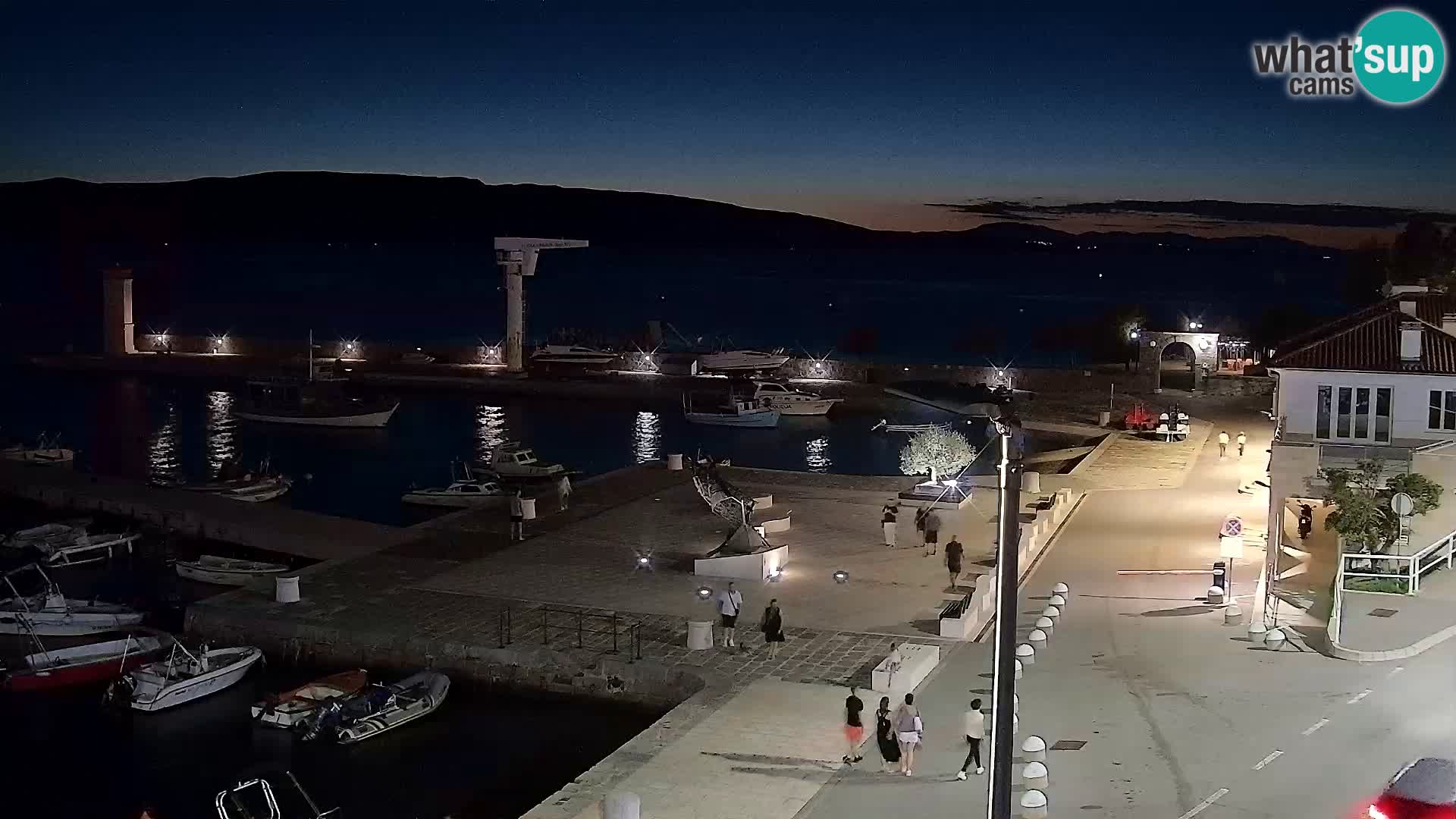 Senj Spletna kamera – pogled na obalo Senja