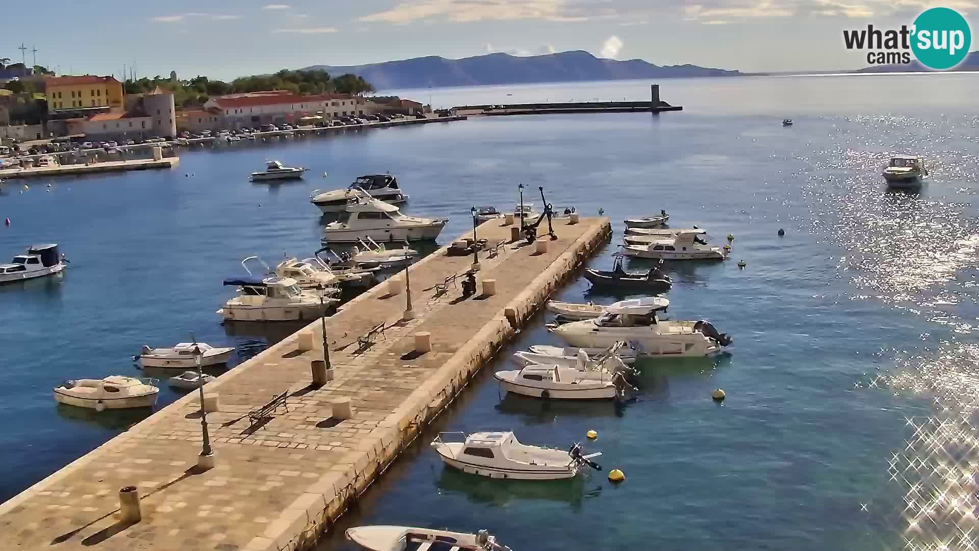 Senj Spletna kamera – pogled na obalo Senja