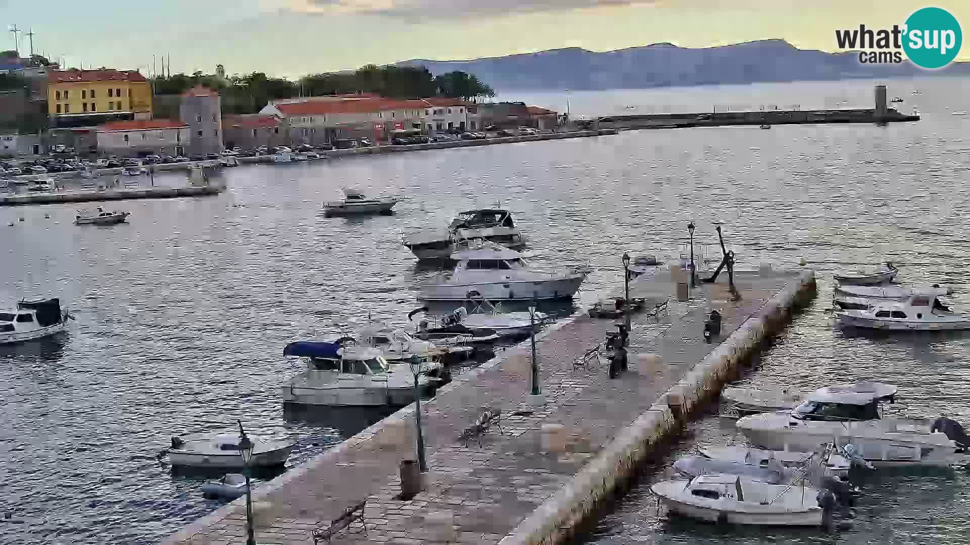 Senj Spletna kamera – pogled na obalo Senja
