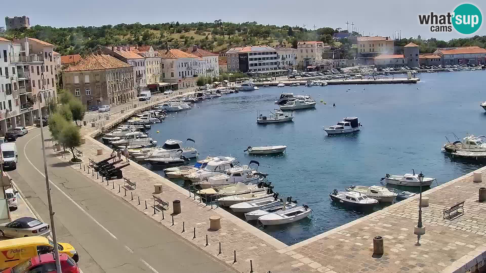 Kamera u živo Senj – Panoramski pogled na senjsku rivu