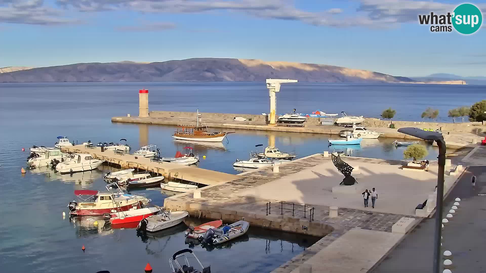 Senj Spletna kamera – pogled na obalo Senja