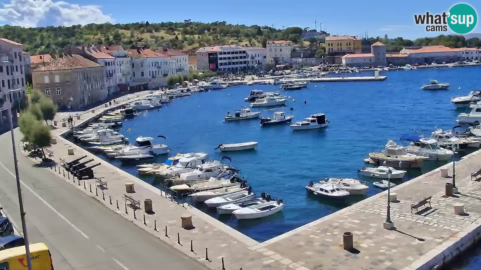 Senj camera en vivo – Vista panorámica de Senj riva